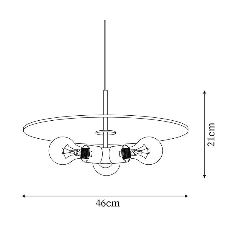 Pendant Lamp Brass Minimalist Fixture for Dining or Kitchen - Letslighting