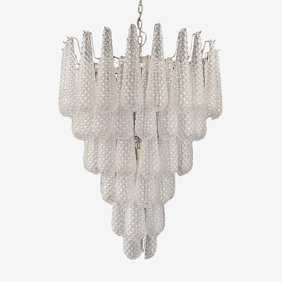 Inset Premium Drop Murano Glass Chandelier - Letslighting