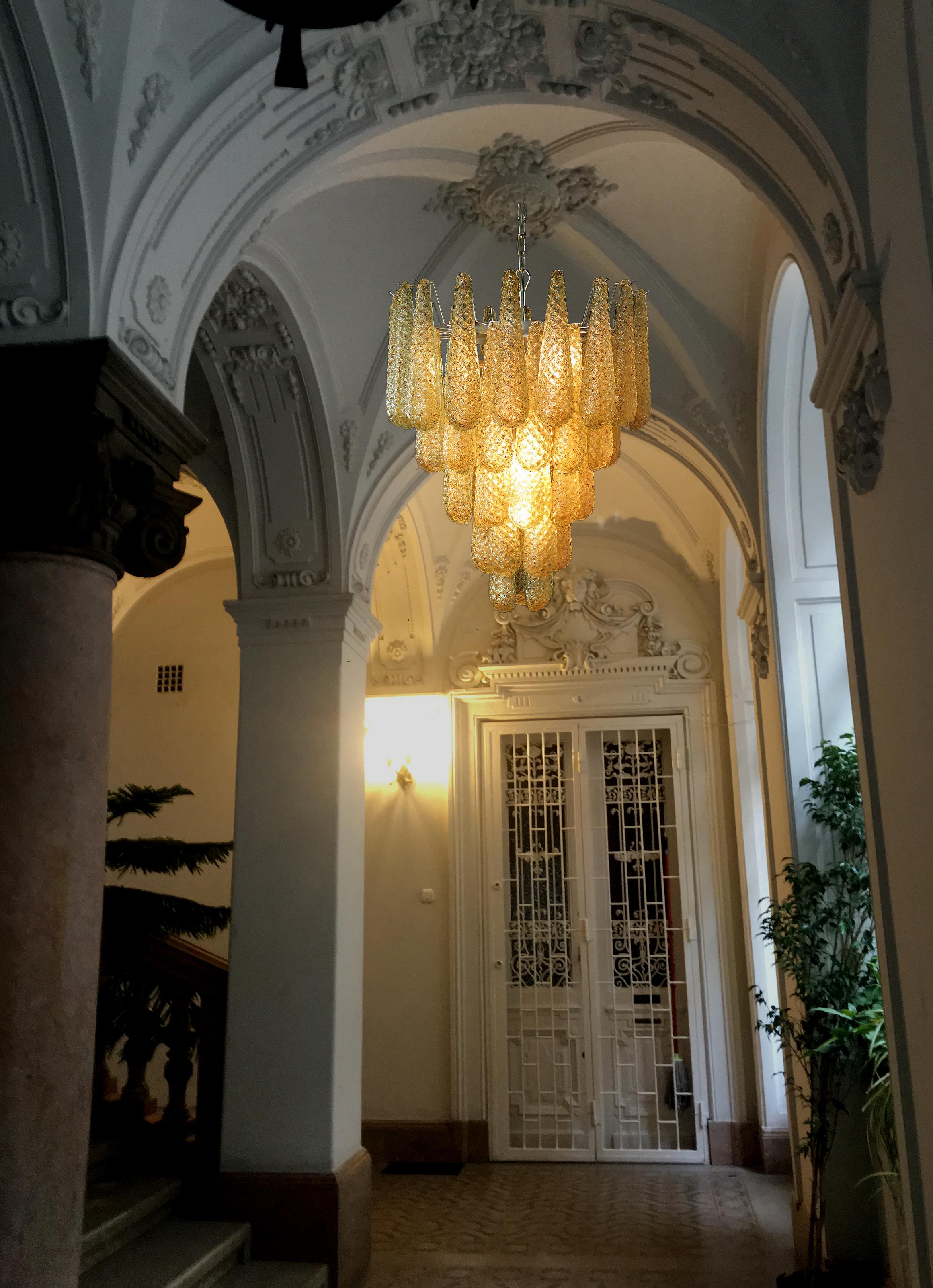 Inset Premium Drop Murano Glass Chandelier - Letslighting
