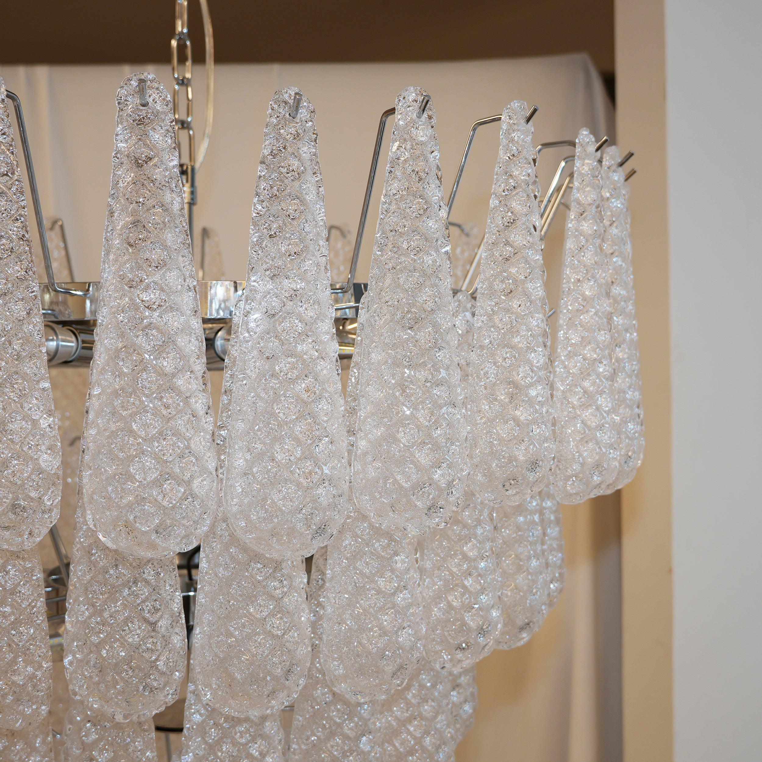 Inset Premium Drop Murano Glass Chandelier - Letslighting