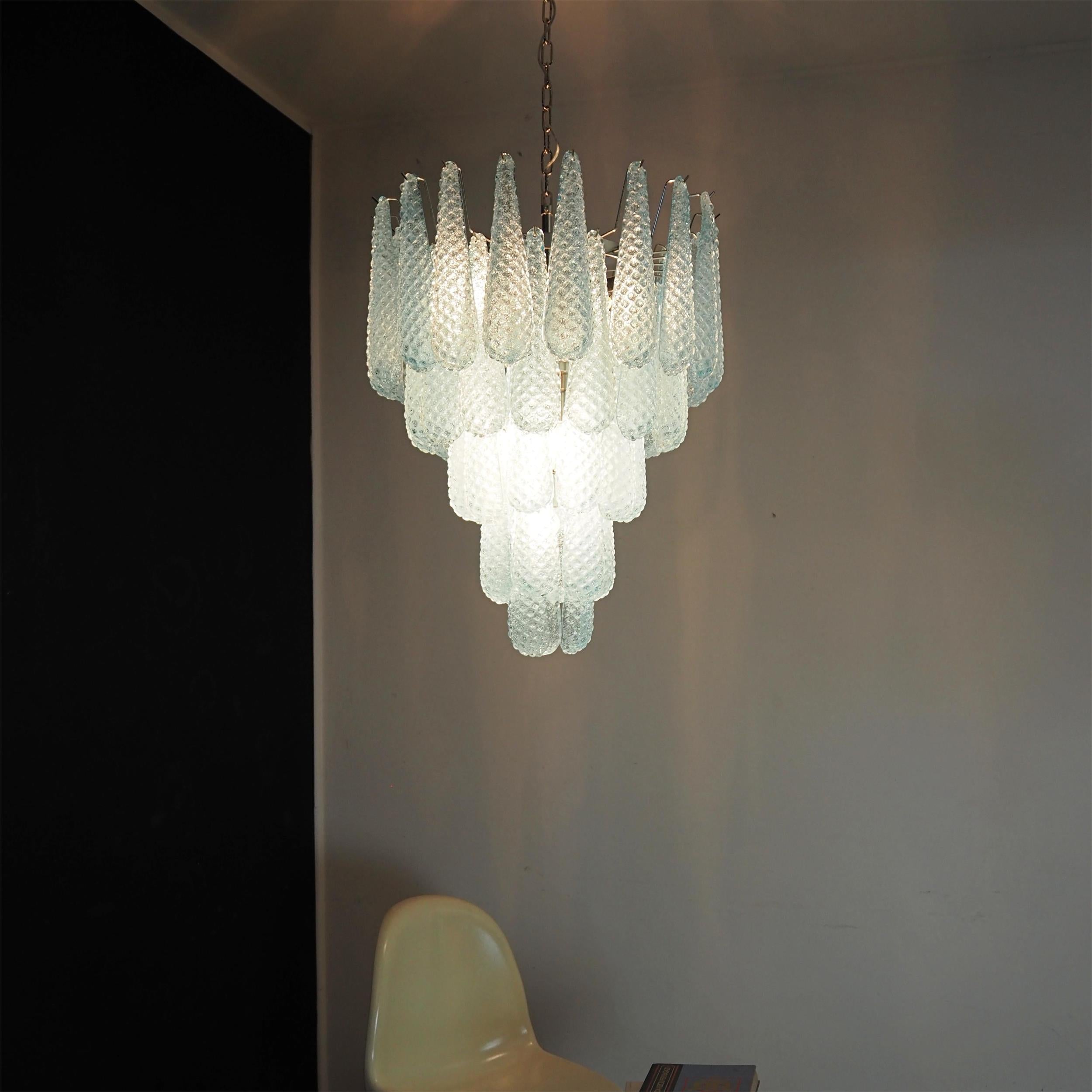 Inset Premium Drop Murano Glass Chandelier - Letslighting