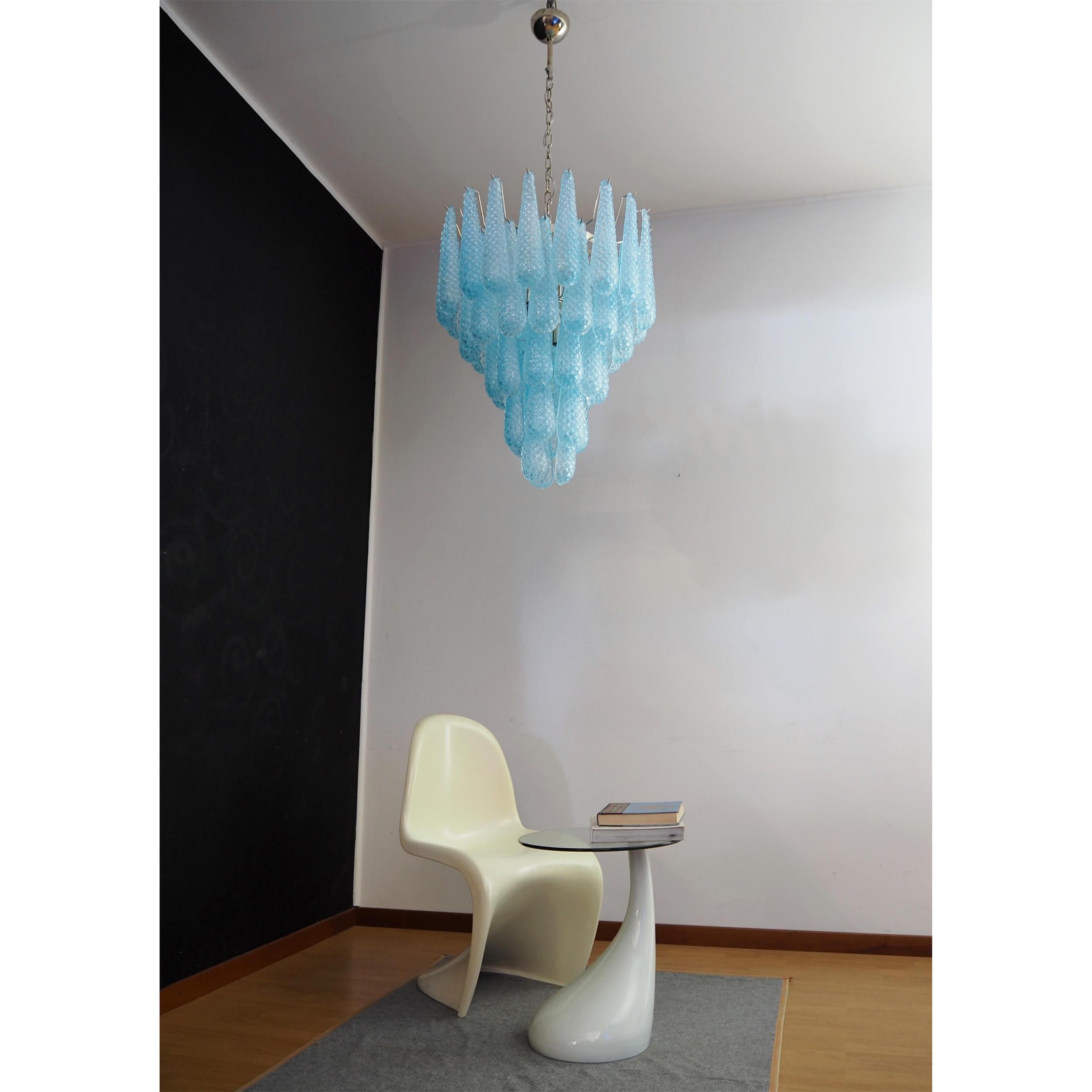 Inset Premium Drop Murano Glass Chandelier - Letslighting