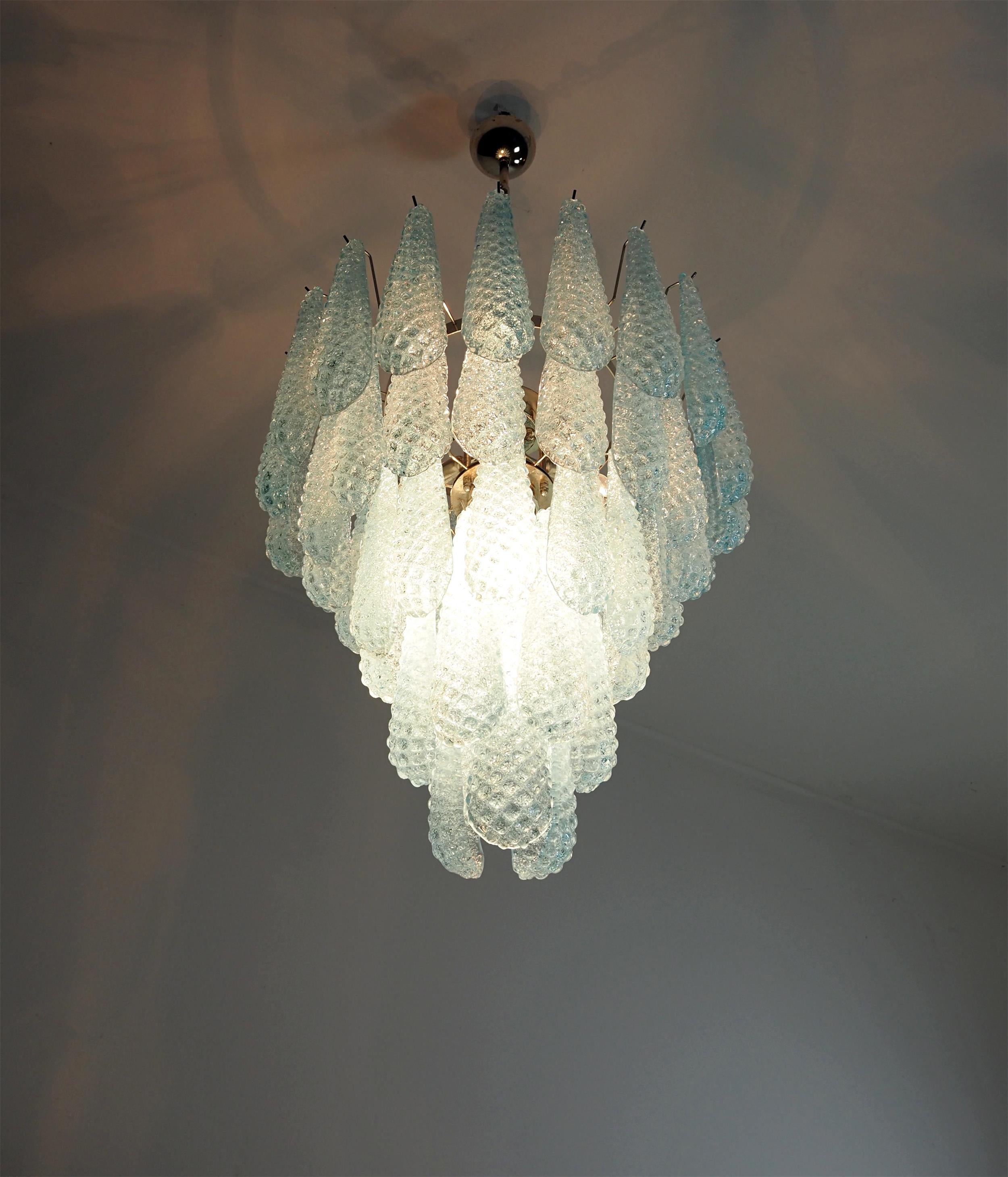 Inset Premium Drop Murano Glass Chandelier - Letslighting