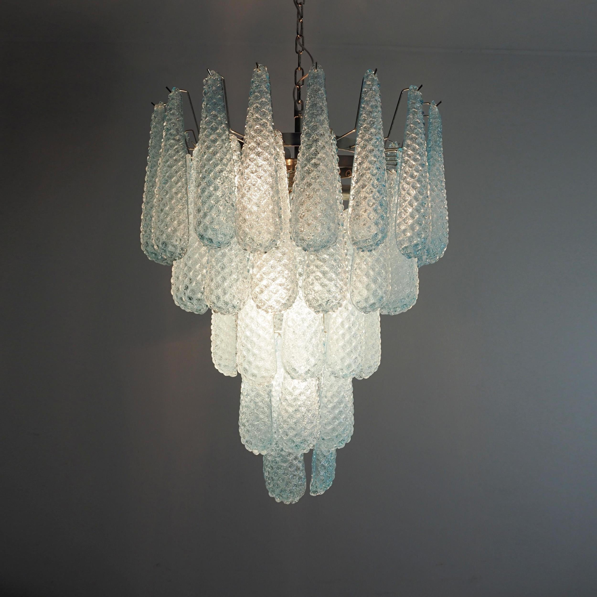 Inset Premium Drop Murano Glass Chandelier - Letslighting