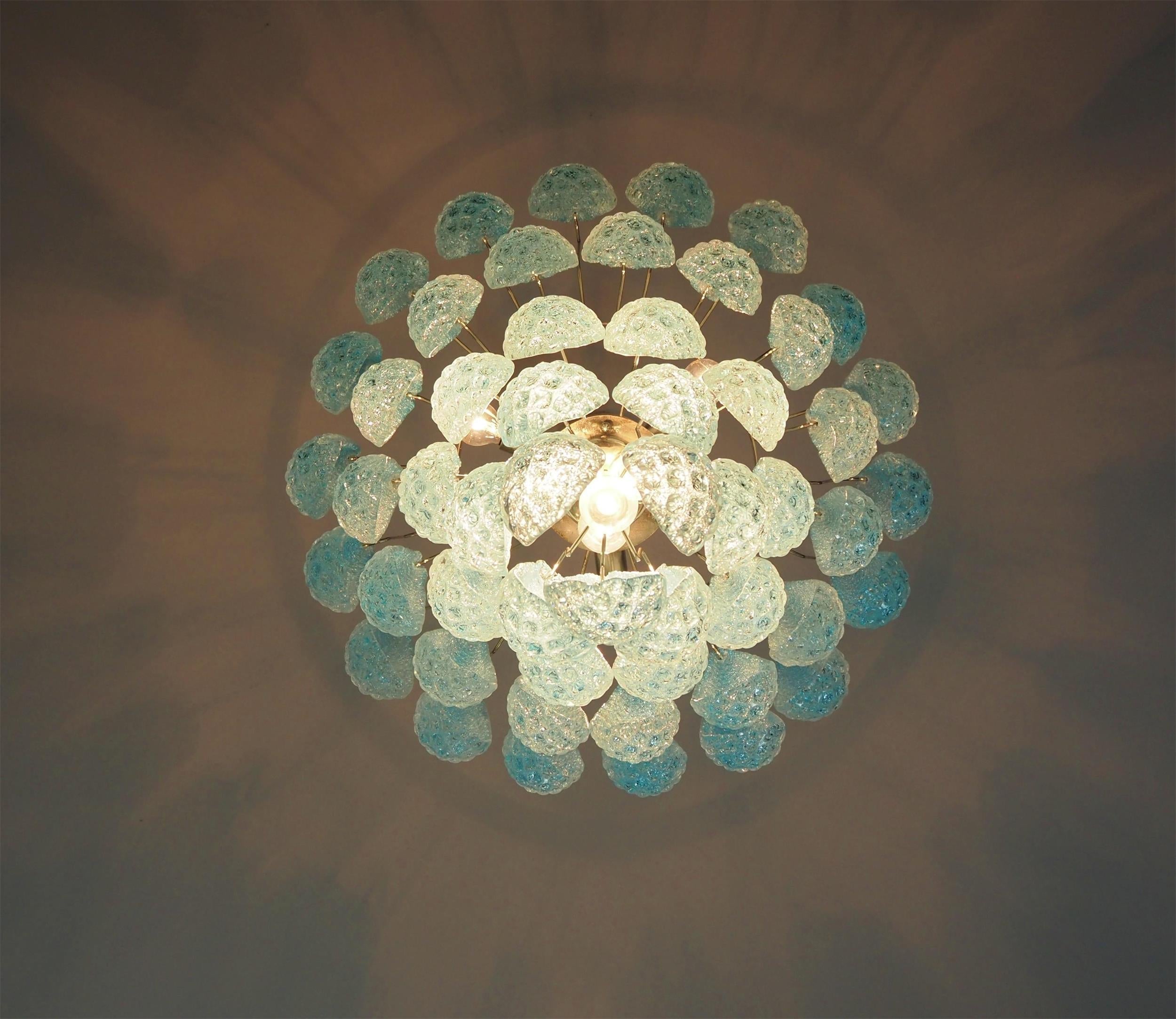 Inset Premium Drop Murano Glass Chandelier - Letslighting