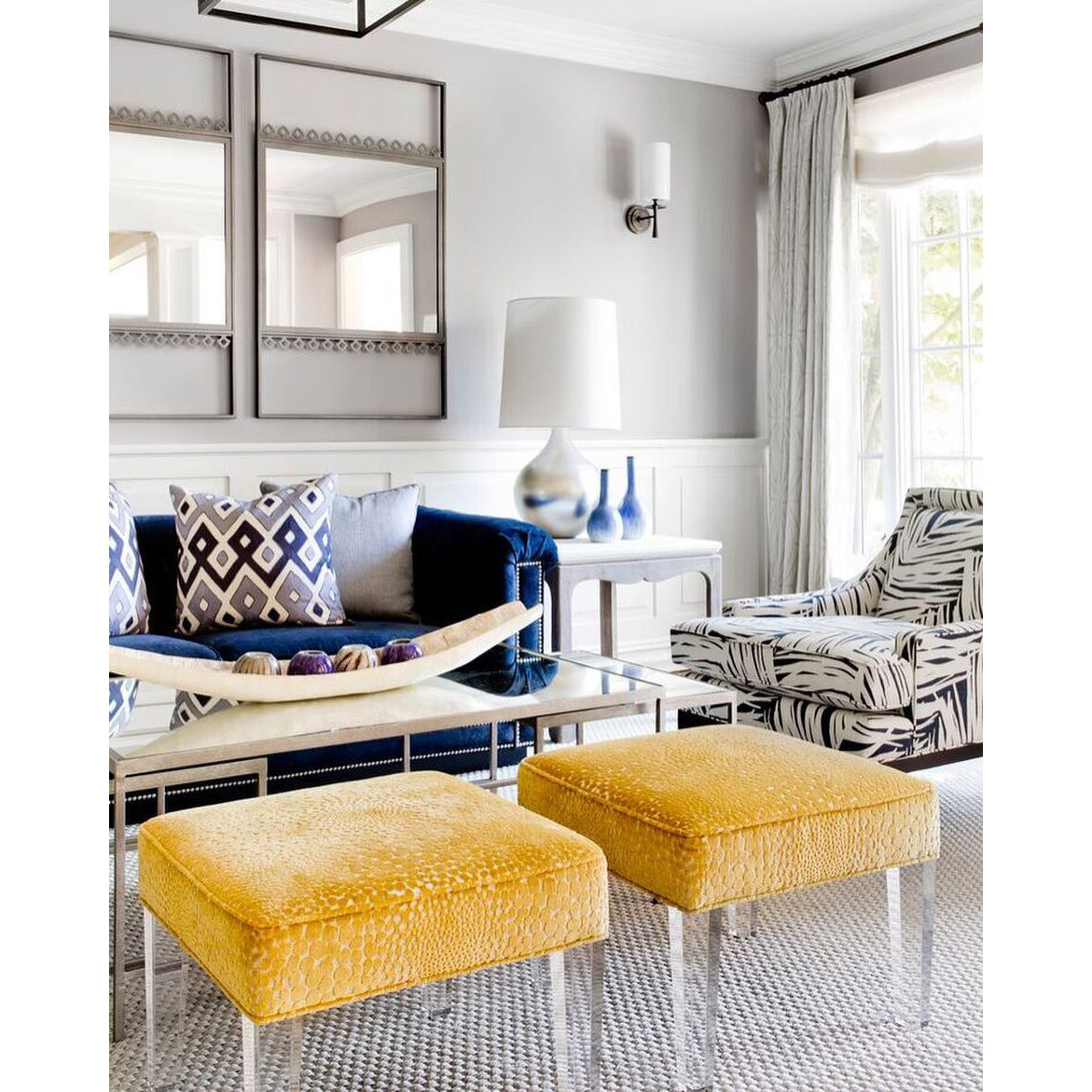 Knight Modern Minimalist Fabric Glass Wall Lamp - Letslighting