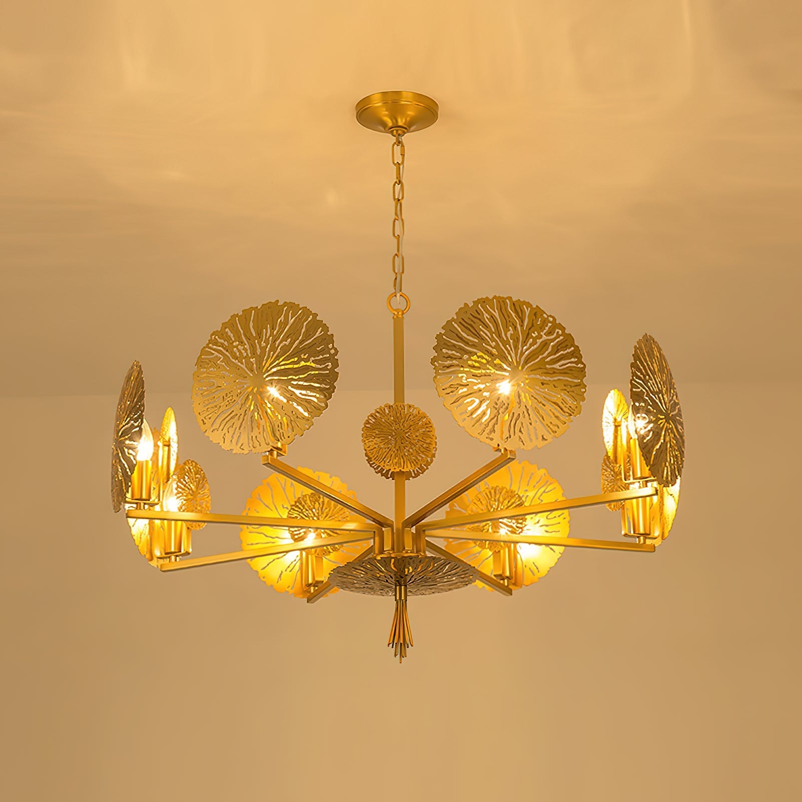 Orb Individual Creativity Brass Chandelier - Letslighting