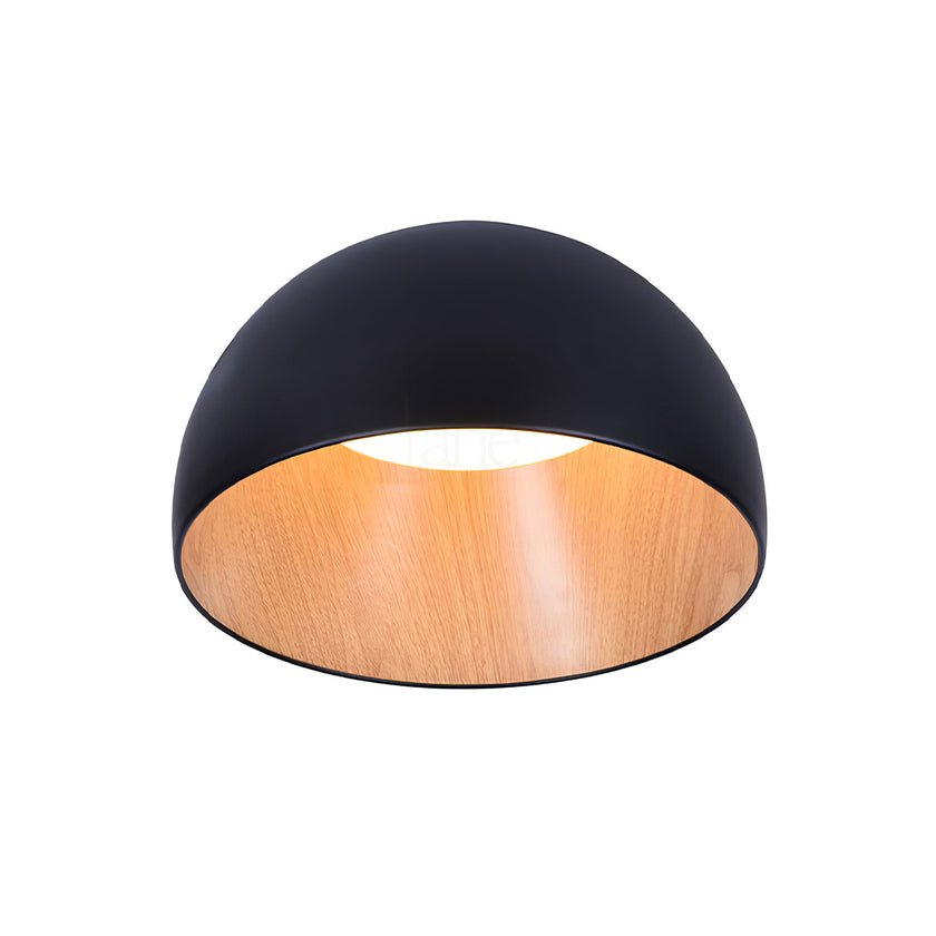 Solara Ceiling Lamp Dome Wood Minimalist - Letslighting