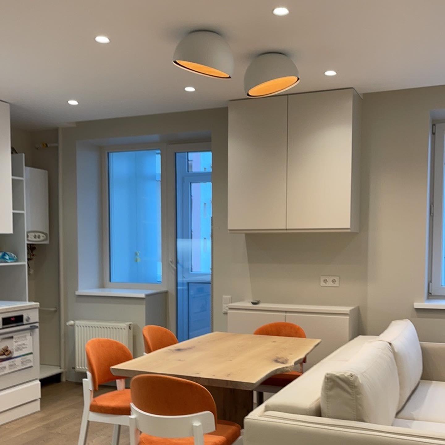 Ceiling Lamp Dome Wood Interior Warm Modern Minimalist - Letslighting