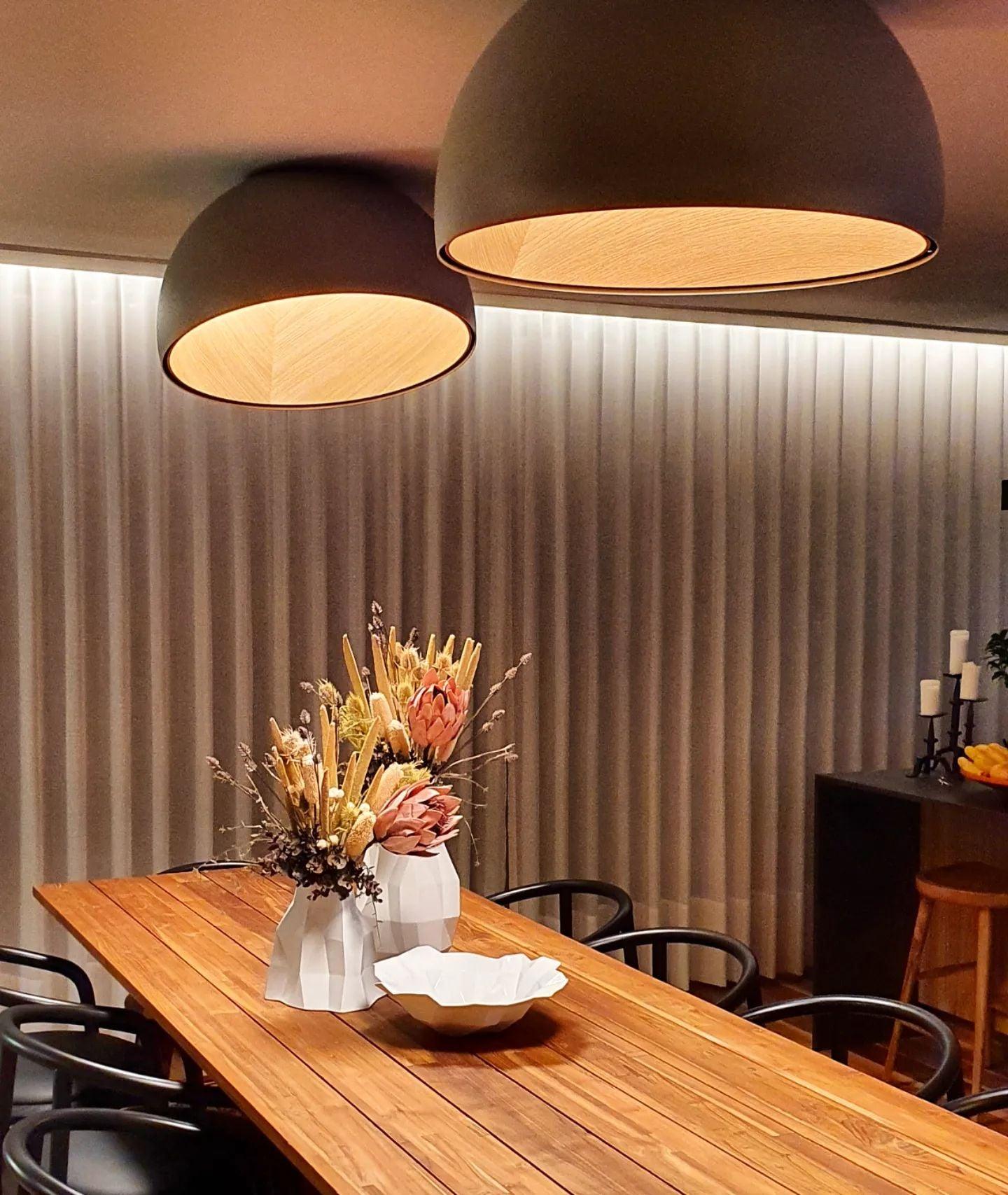 Ceiling Lamp Dome Wood Interior Warm Modern Minimalist - Letslighting