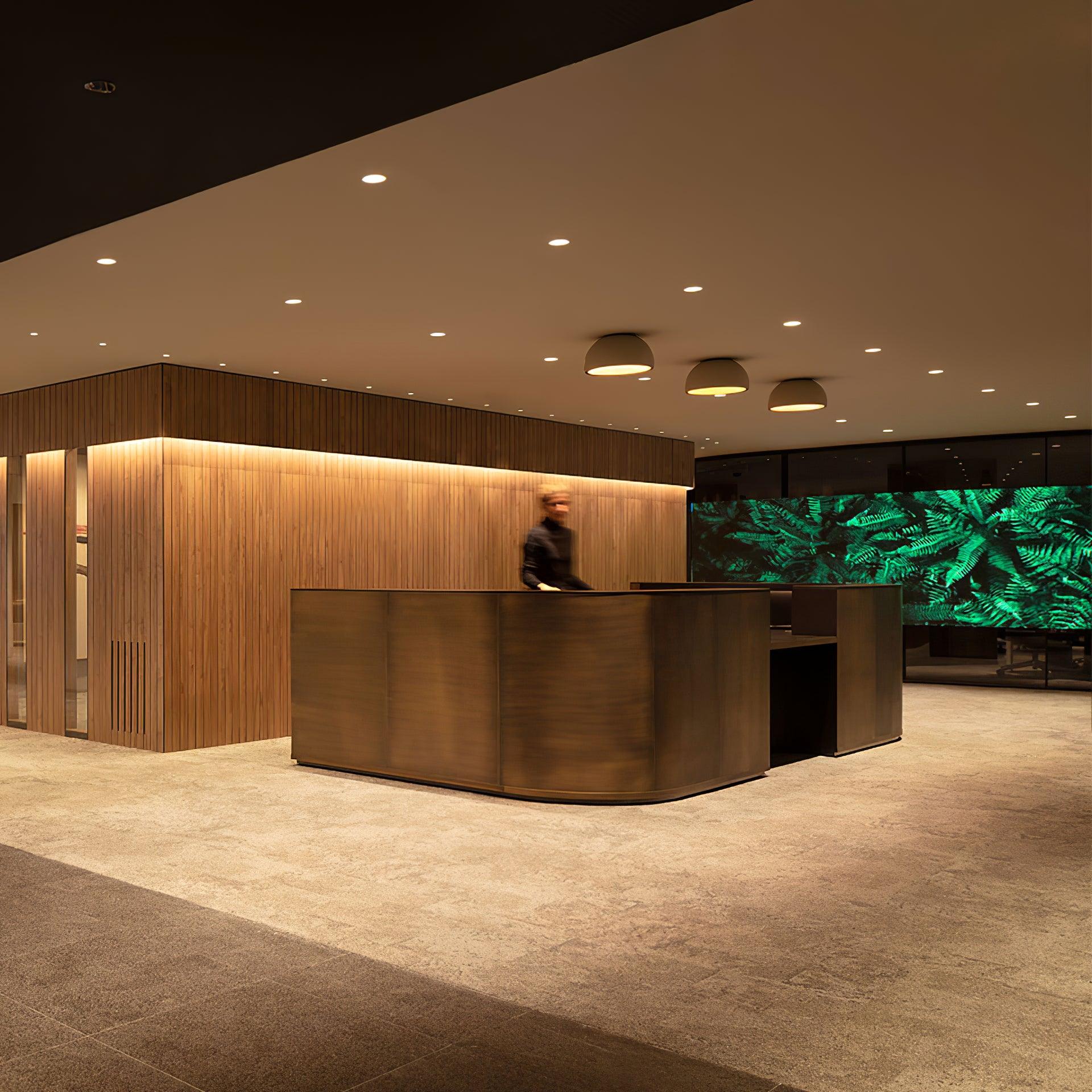 Ceiling Lamp Dome Wood Interior Warm Modern Minimalist - Letslighting