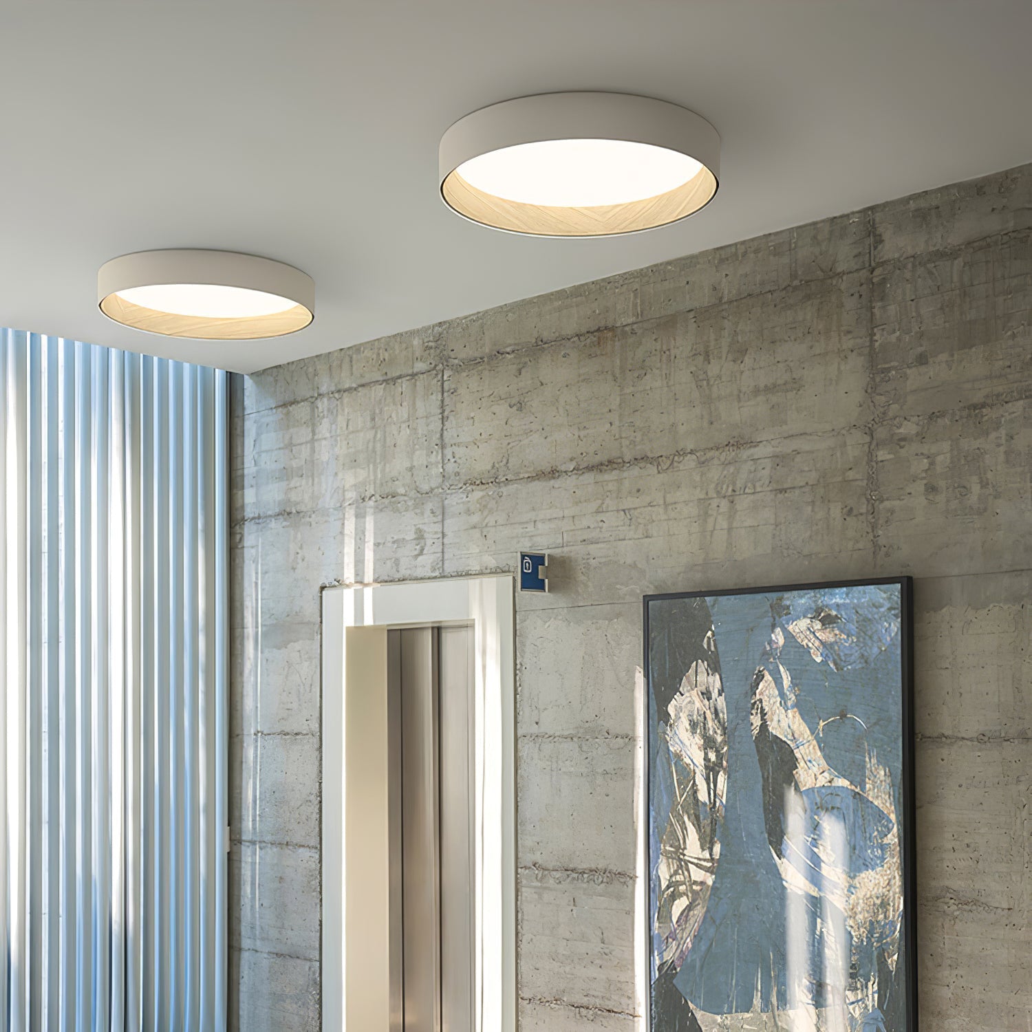 Caraeara Modern Minimalist Round Ceiling Lamp - Letslighting