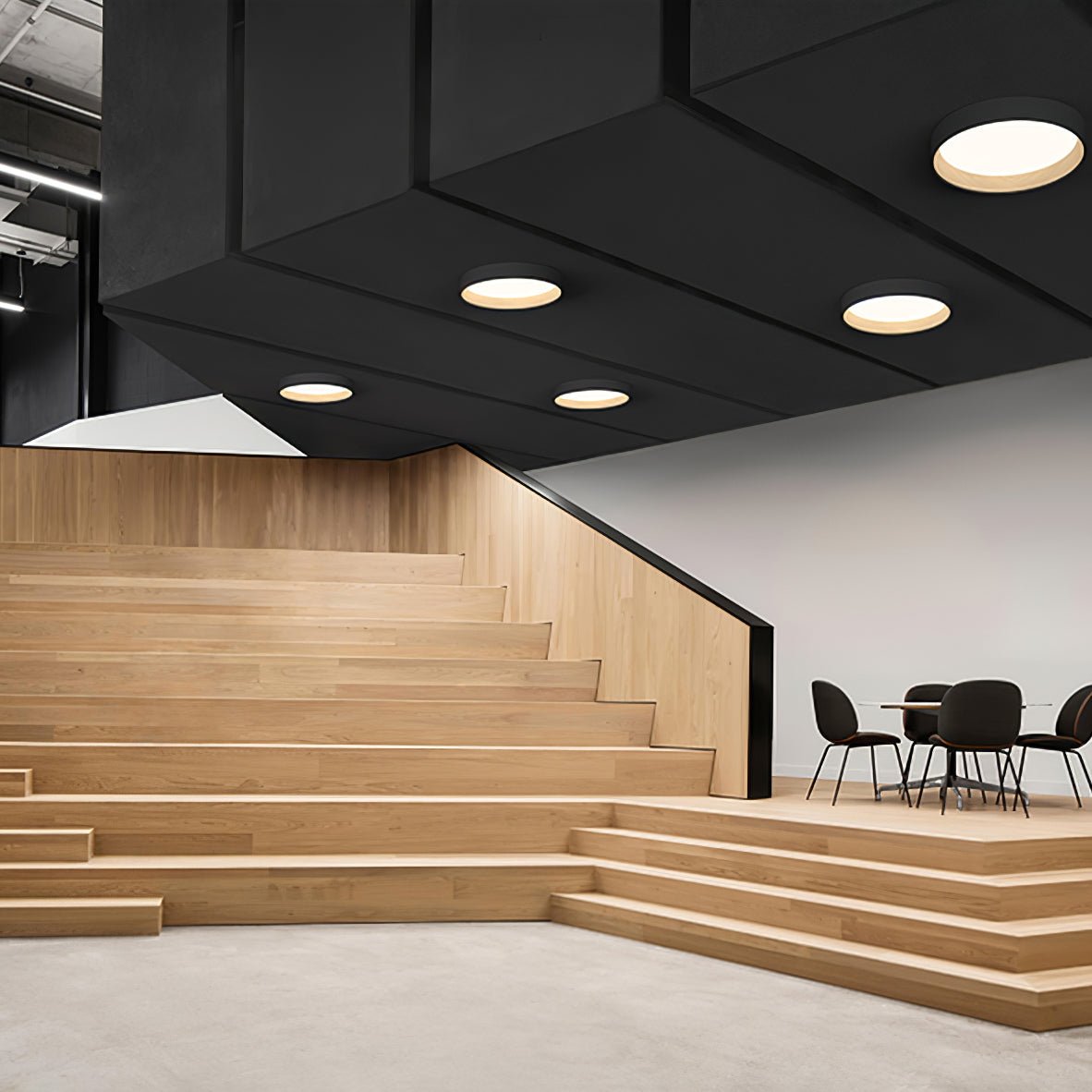 Caraeara Modern Minimalist Round Ceiling Lamp - Letslighting