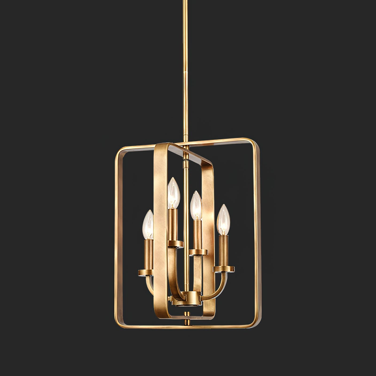 Shade Vintage Industrial Brass Pendant Lamp - Letslighting