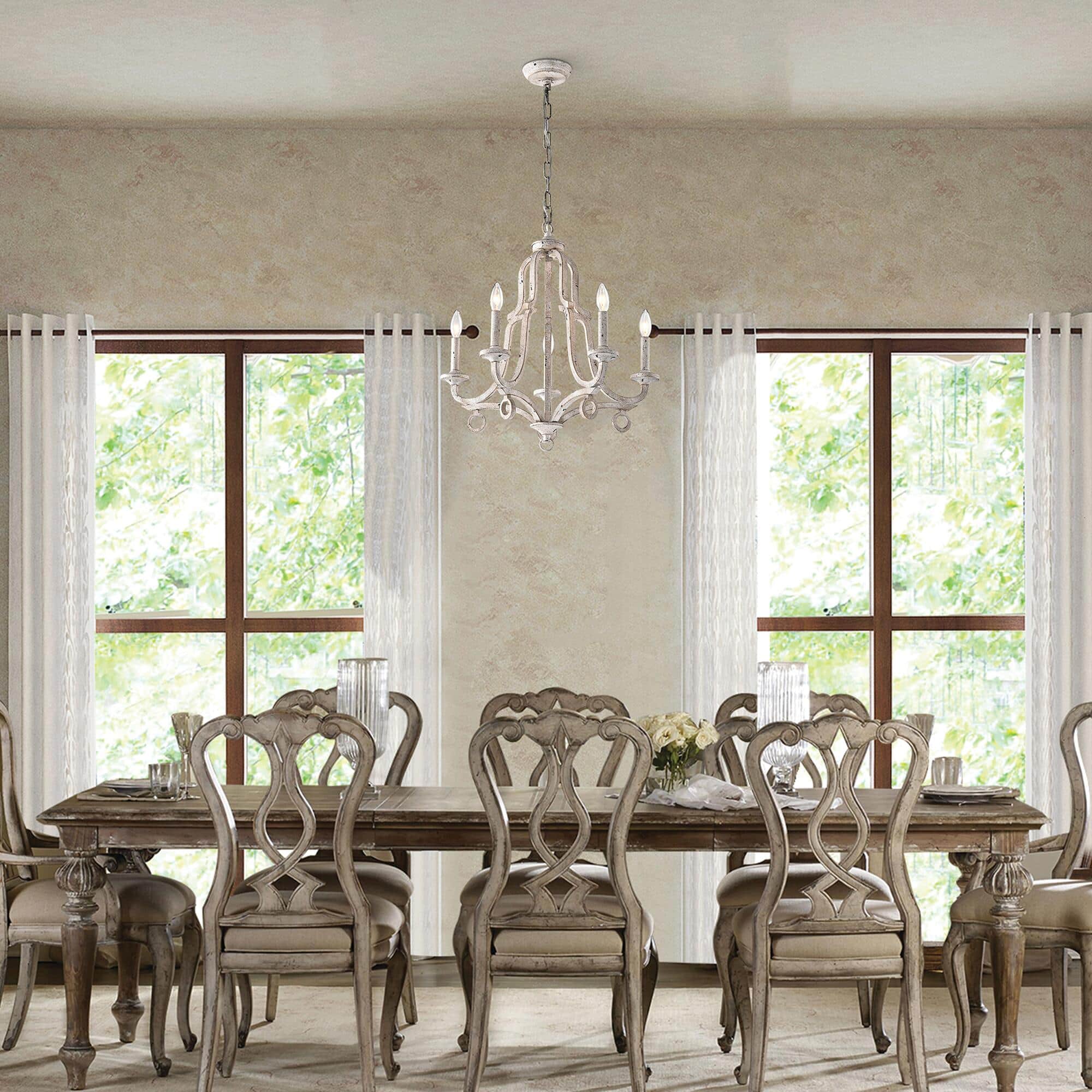 Tinge Vintage Industrial Brass Metal Chandelier - Letslighting