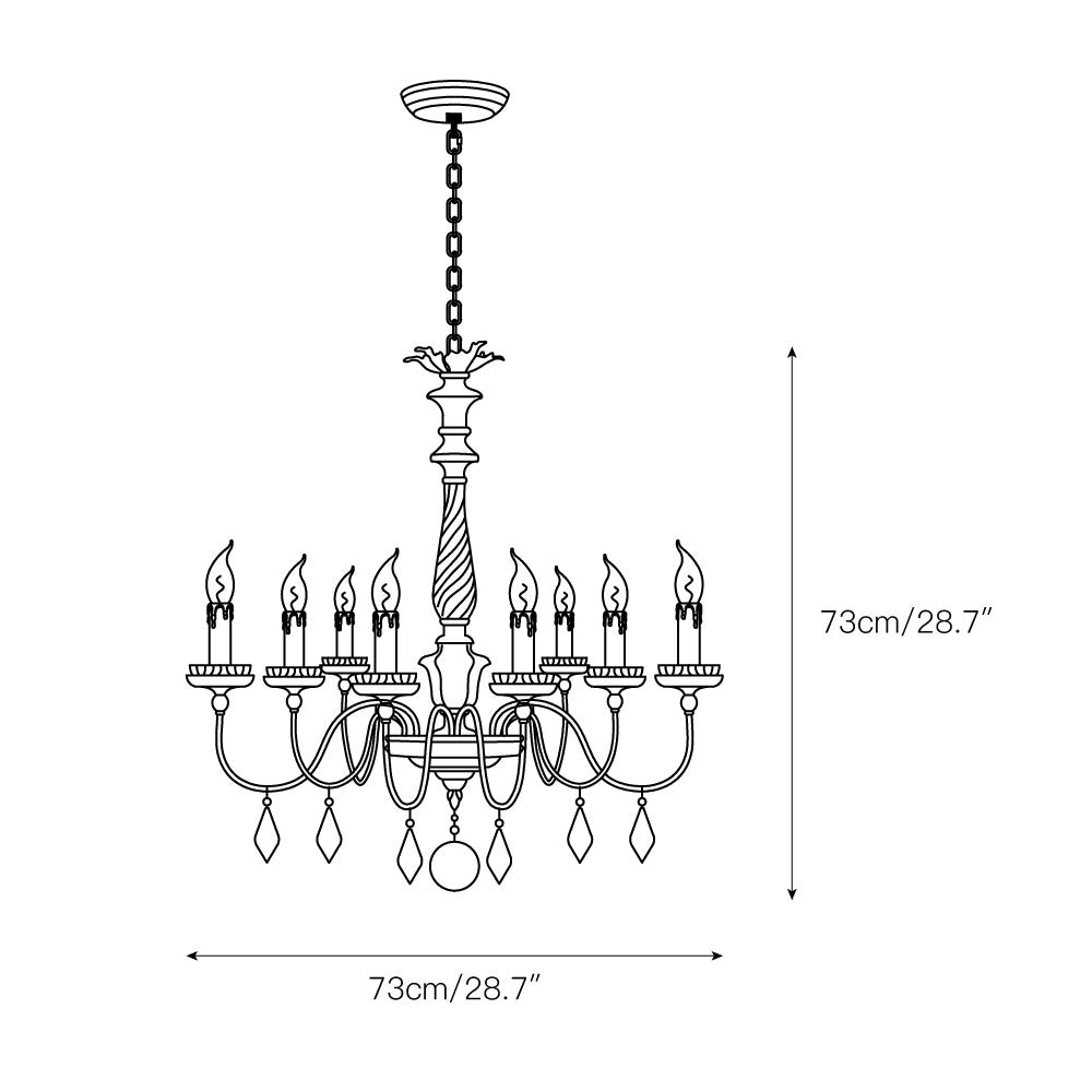 Urn Postmodern Luxury Old Gold Chandelier - Letslighting