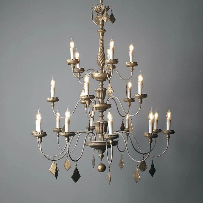 Urn Postmodern Luxury Old Gold Chandelier - Letslighting