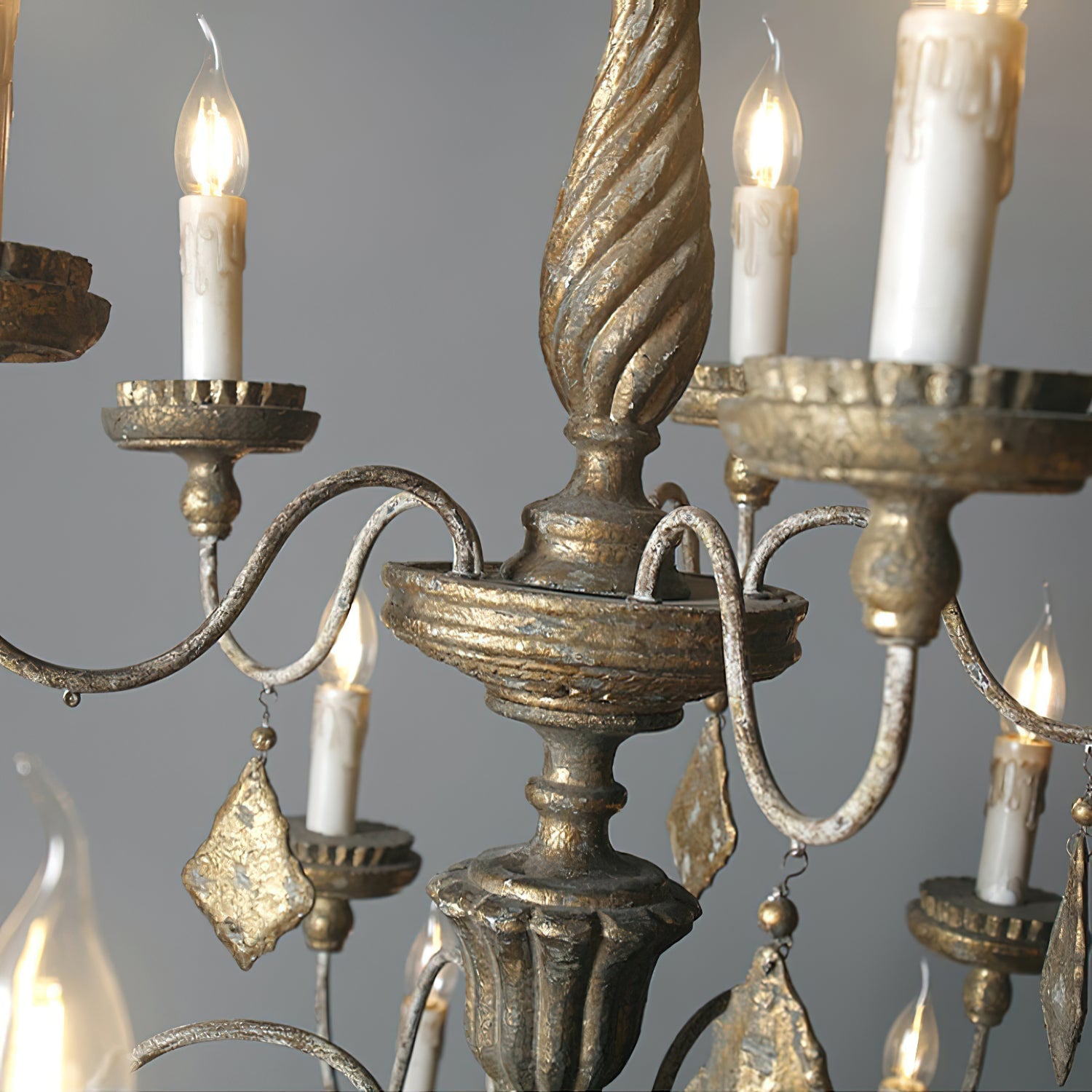 Urn Postmodern Luxury Old Gold Chandelier - Letslighting