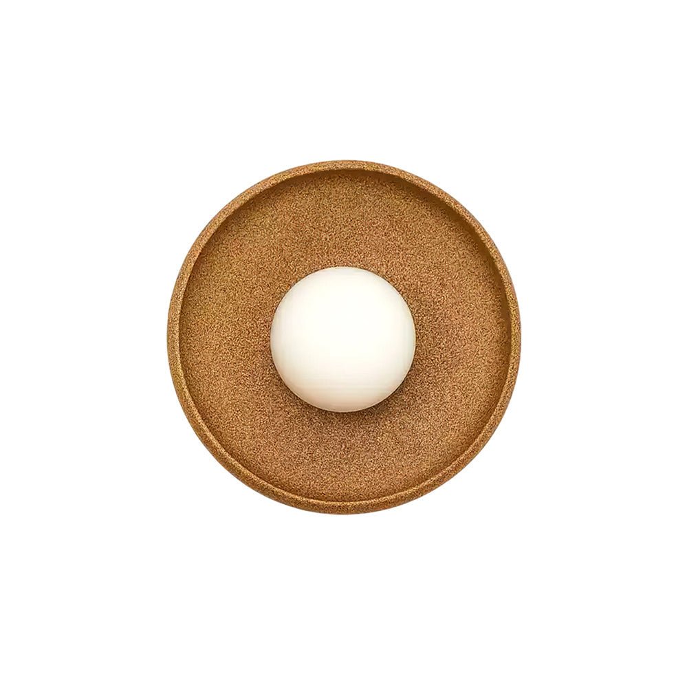 Civarir Modern Minimalist Round Glass Ceramic Wall Light - Letslighting