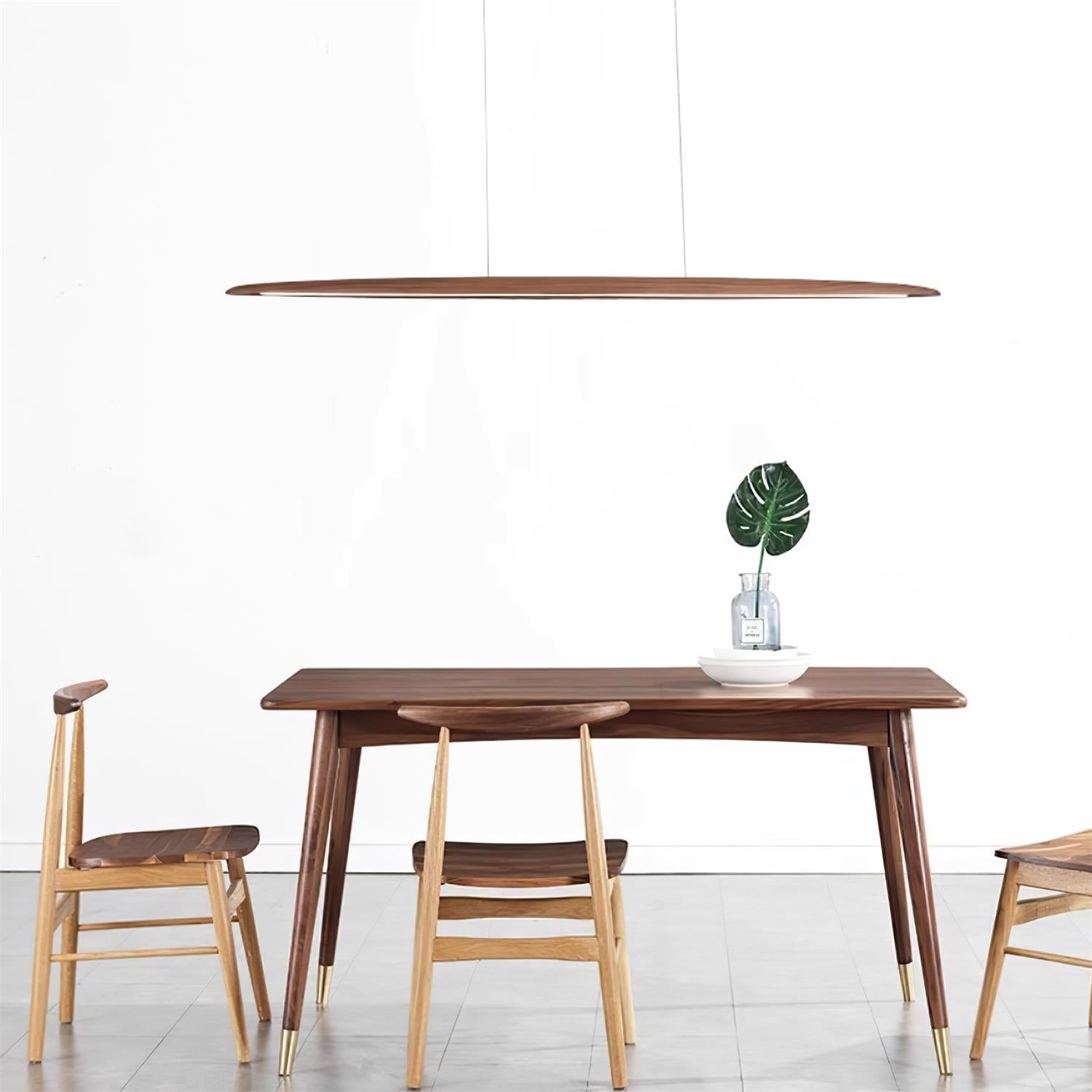 Duvane Minimalist Wooden LED Pendant Light - Letslighting