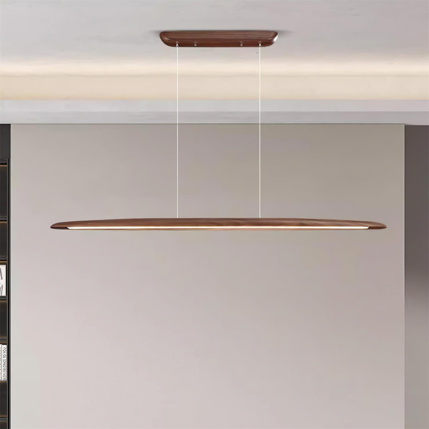Duvane Minimalist Wooden LED Pendant Light - Letslighting