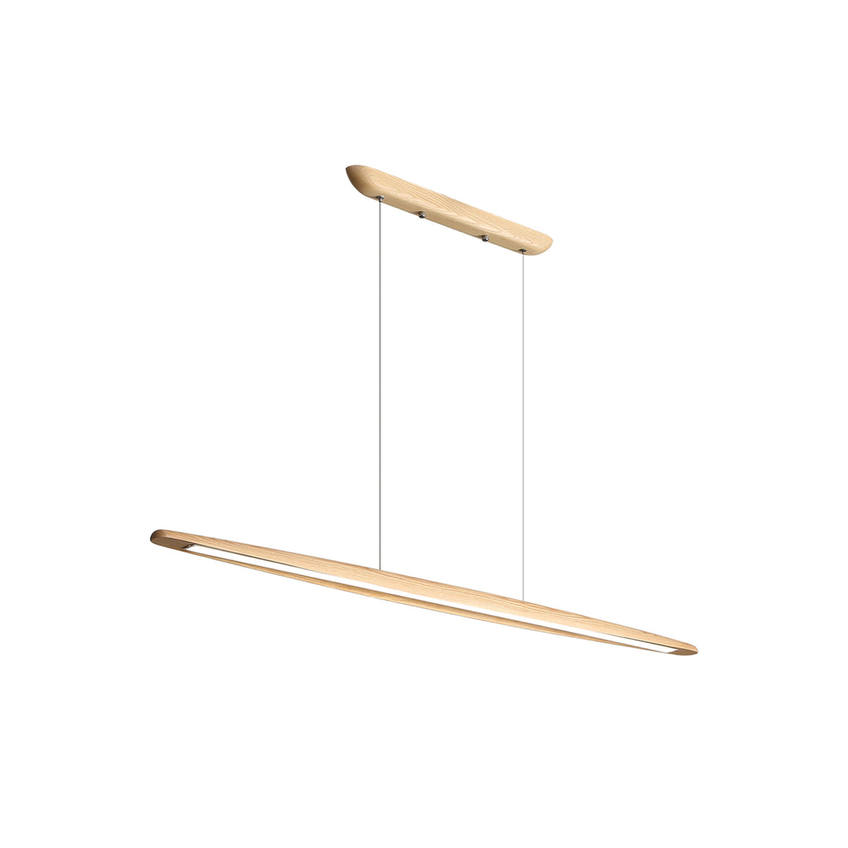 Zing Modern Minimalist Walnut Wood Pendant Lamp - Letslighting