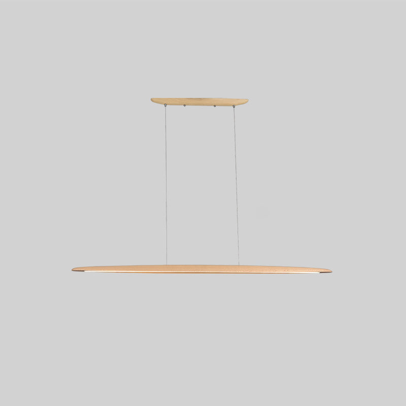 Zing Modern Minimalist Walnut Wood Pendant Lamp - Letslighting