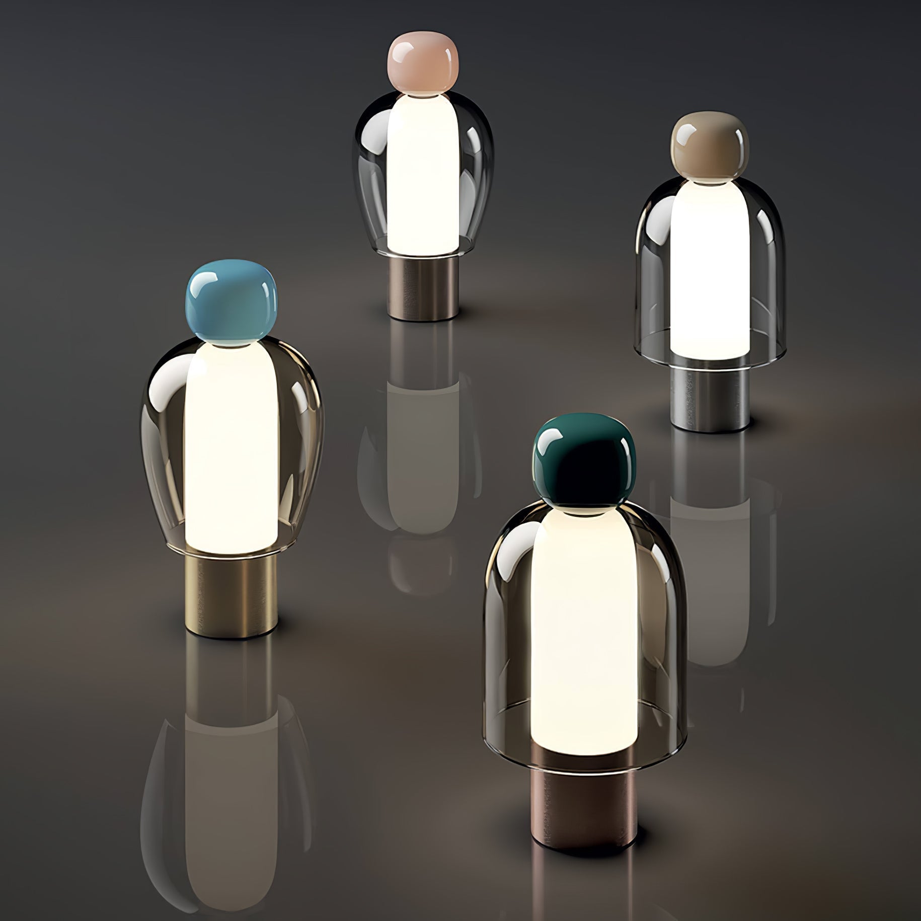 Nara Glass Artistic Table Lamp - Letslighting