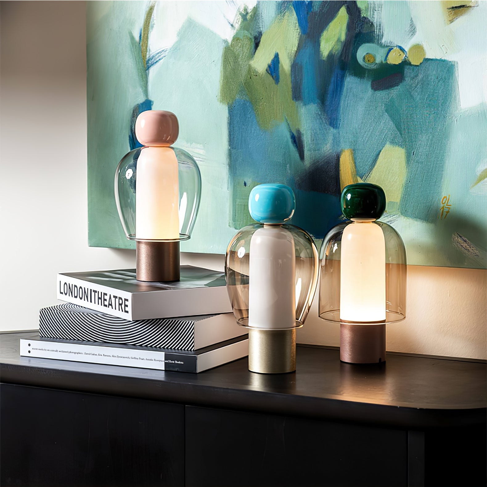 Nara Glass Artistic Table Lamp - Letslighting