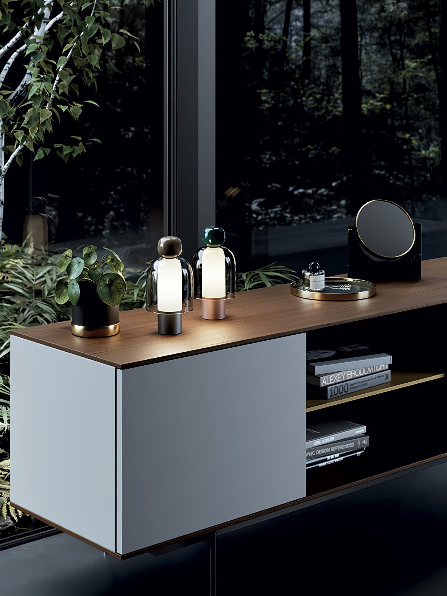 Nara Glass Artistic Table Lamp - Letslighting