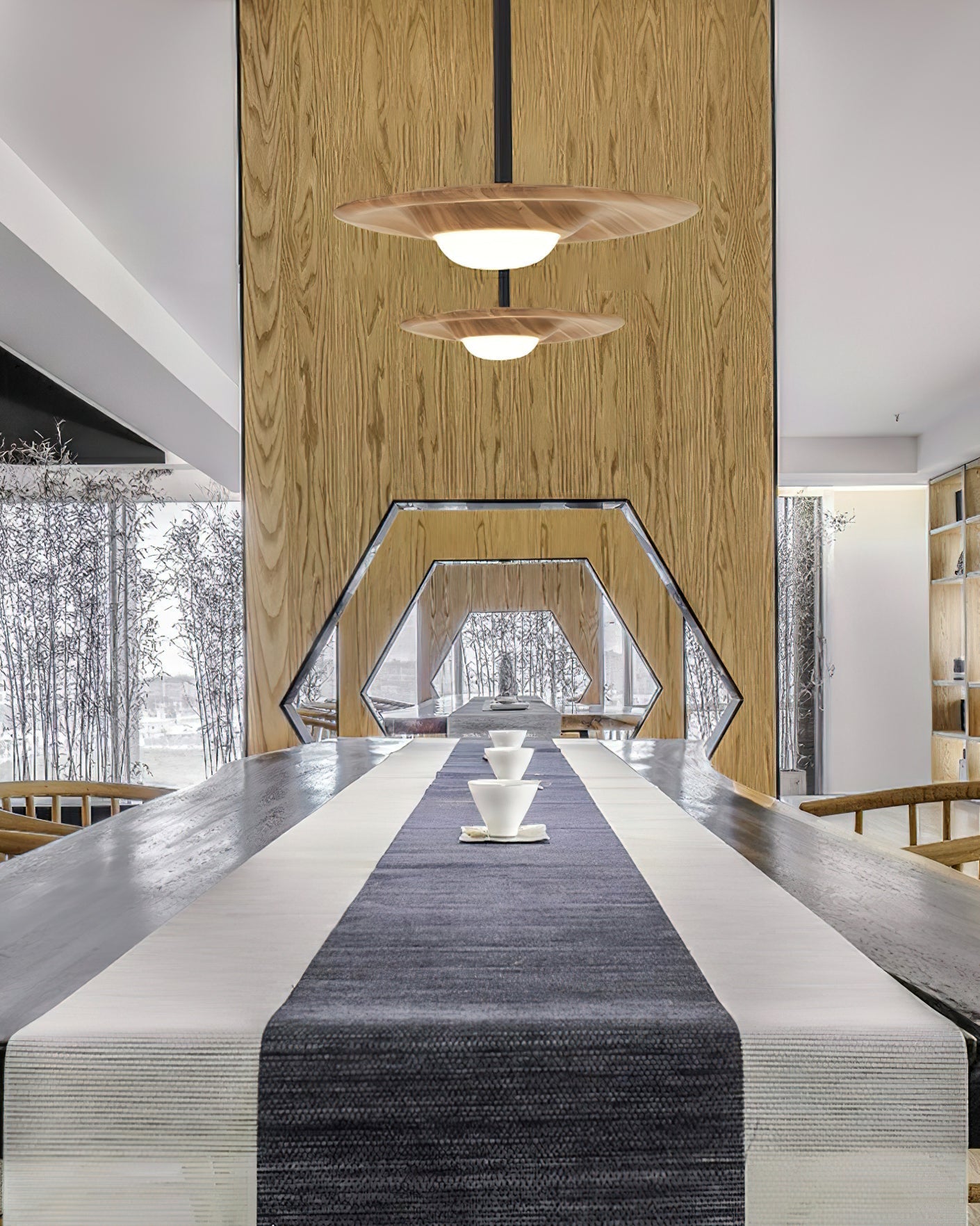 Cesilis Wood Pendant Light - Letslighting