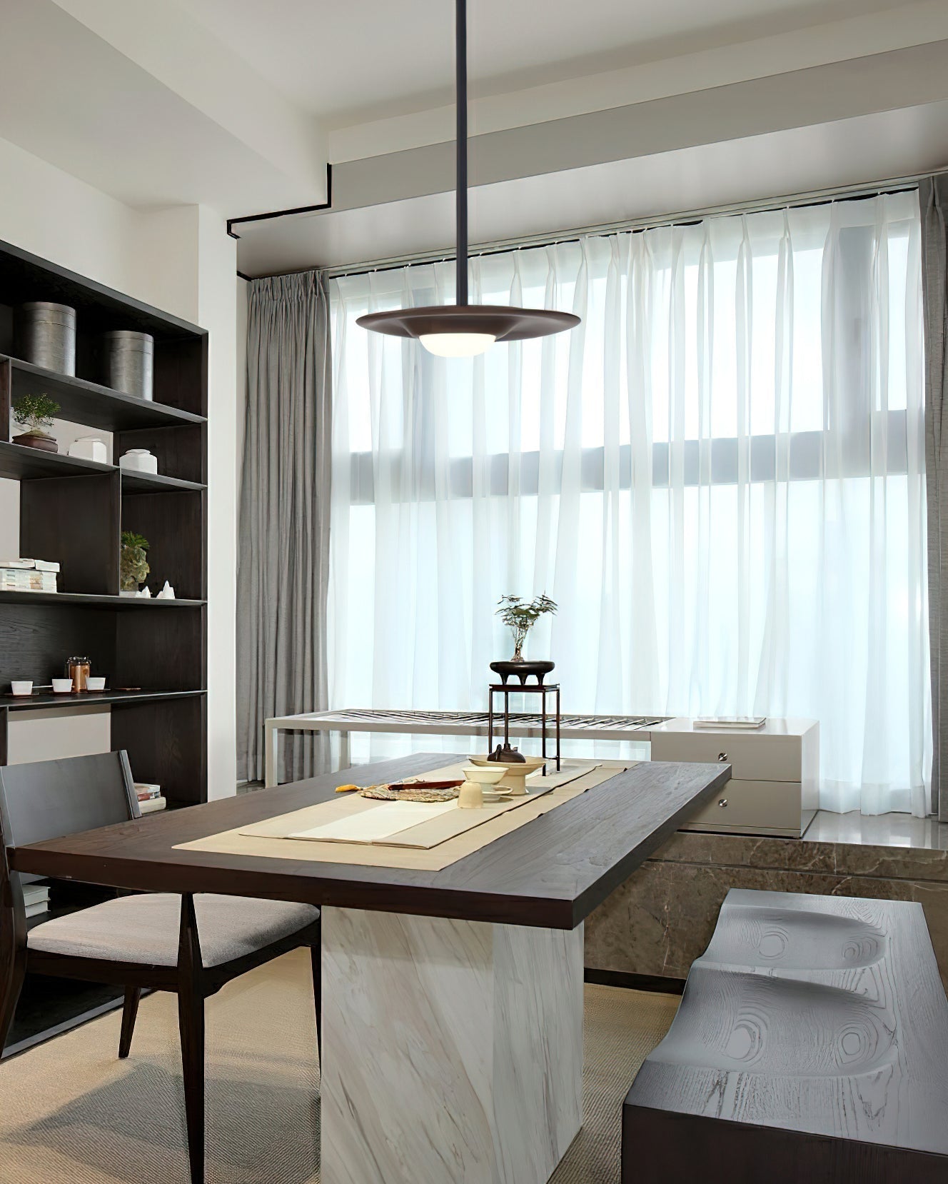 Cesilis Wood Pendant Light - Letslighting