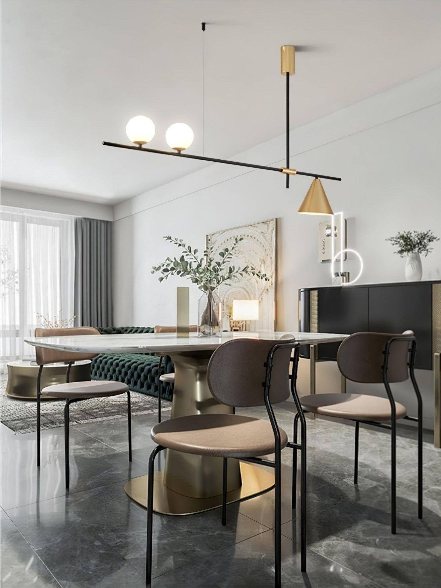 Lumora Contemporary Suspension Light - Letslighting