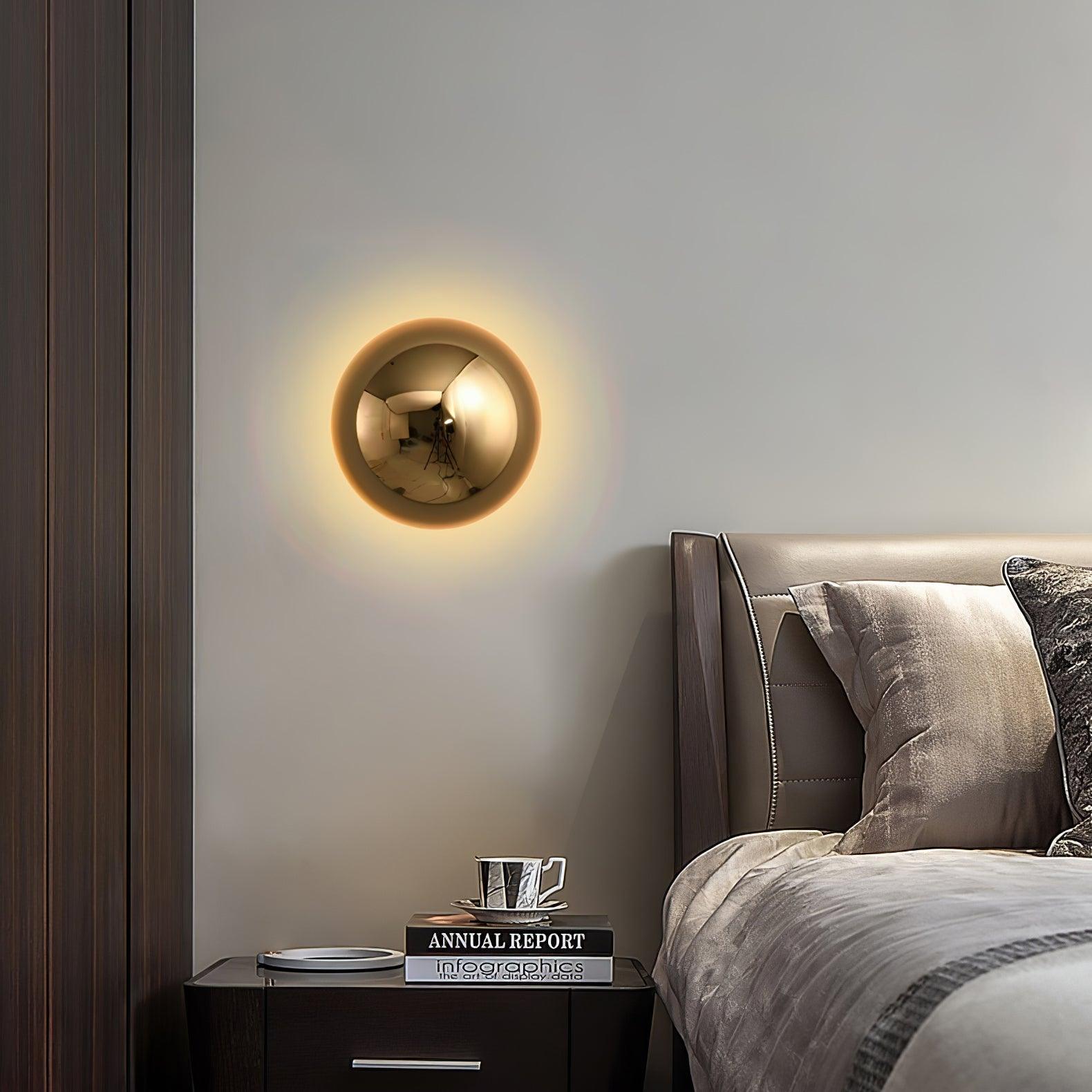 Louisa Modern Minimalist Sphere Sconce Wall Lamp - Letslighting