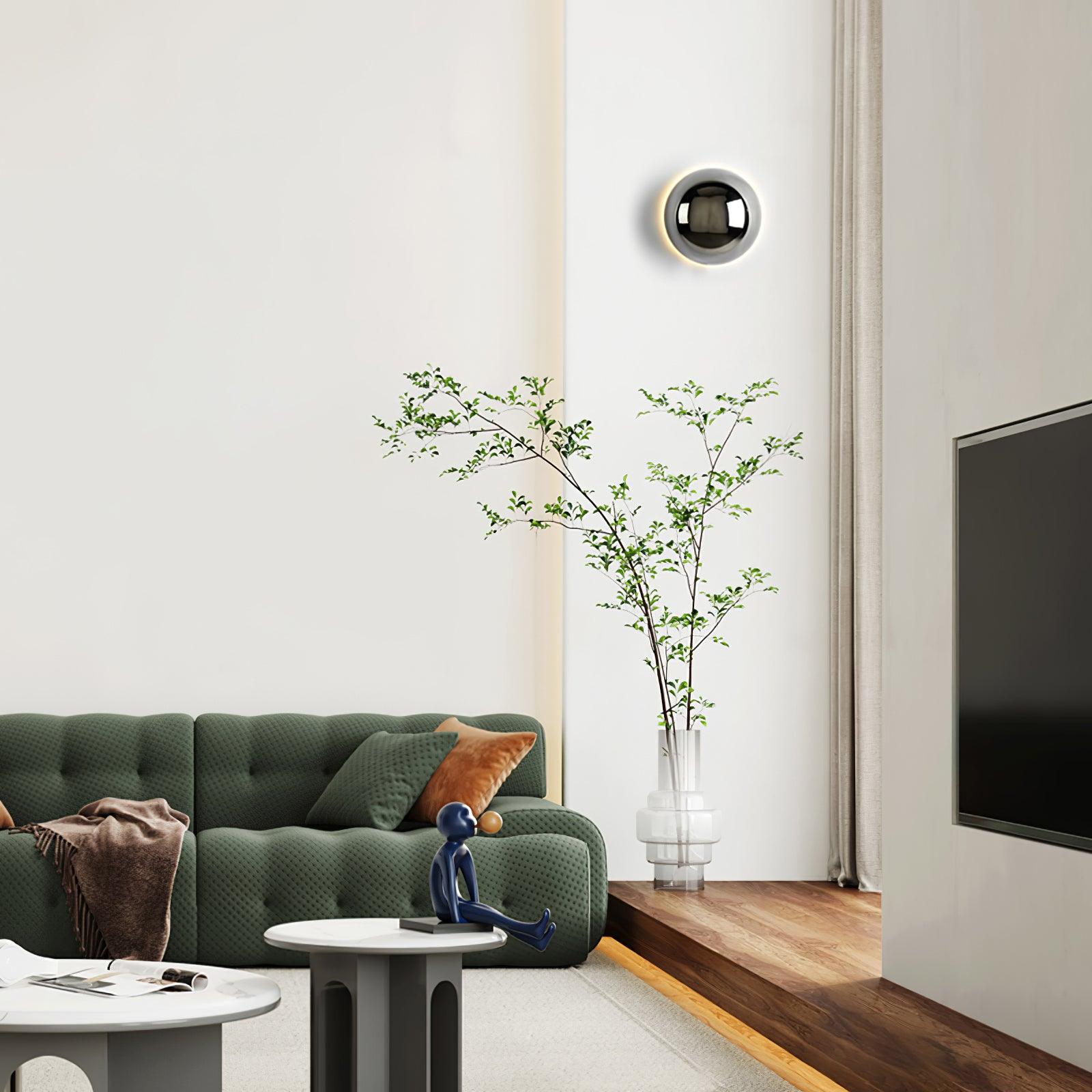 Louisa Modern Minimalist Sphere Sconce Wall Lamp - Letslighting