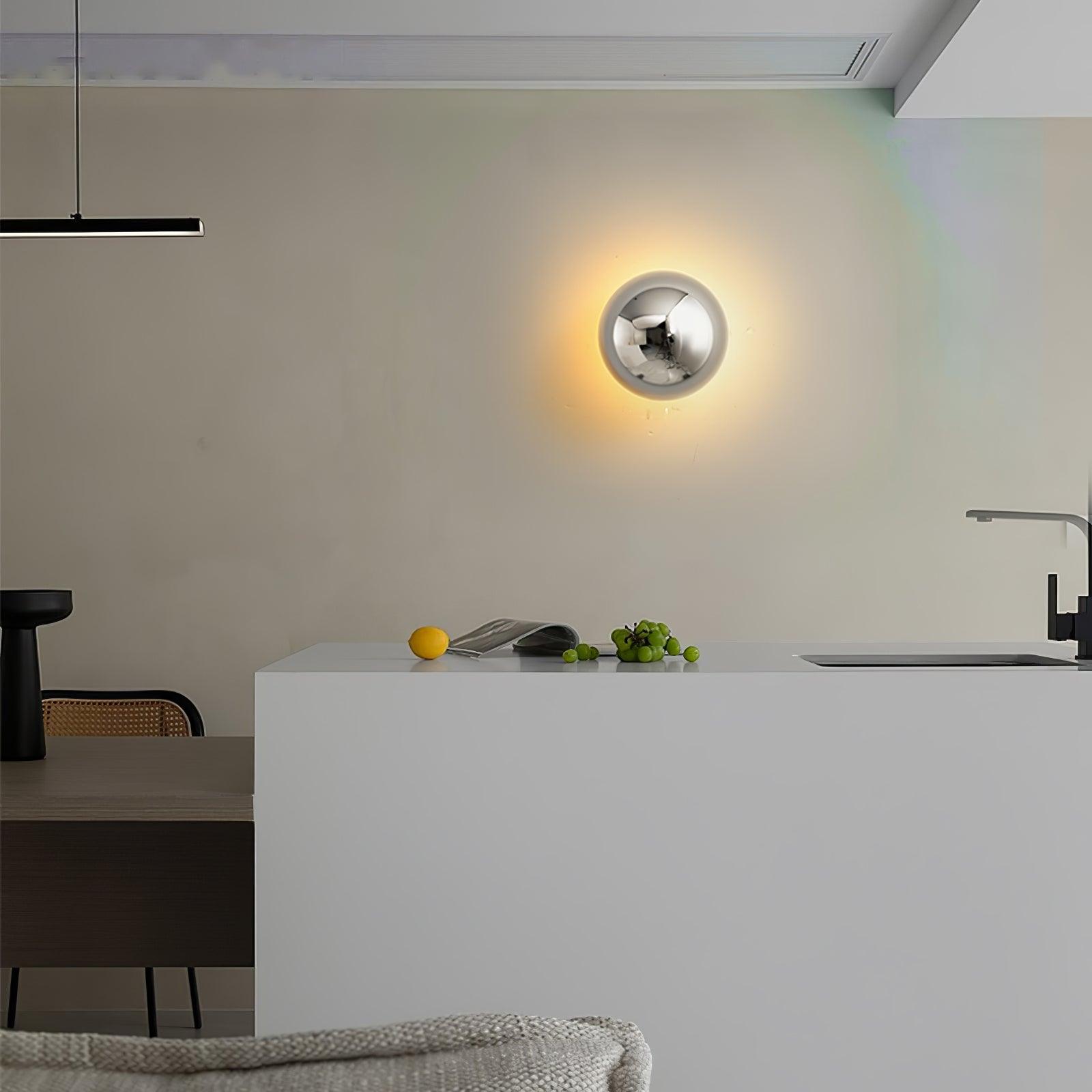 Louisa Modern Minimalist Sphere Sconce Wall Lamp - Letslighting
