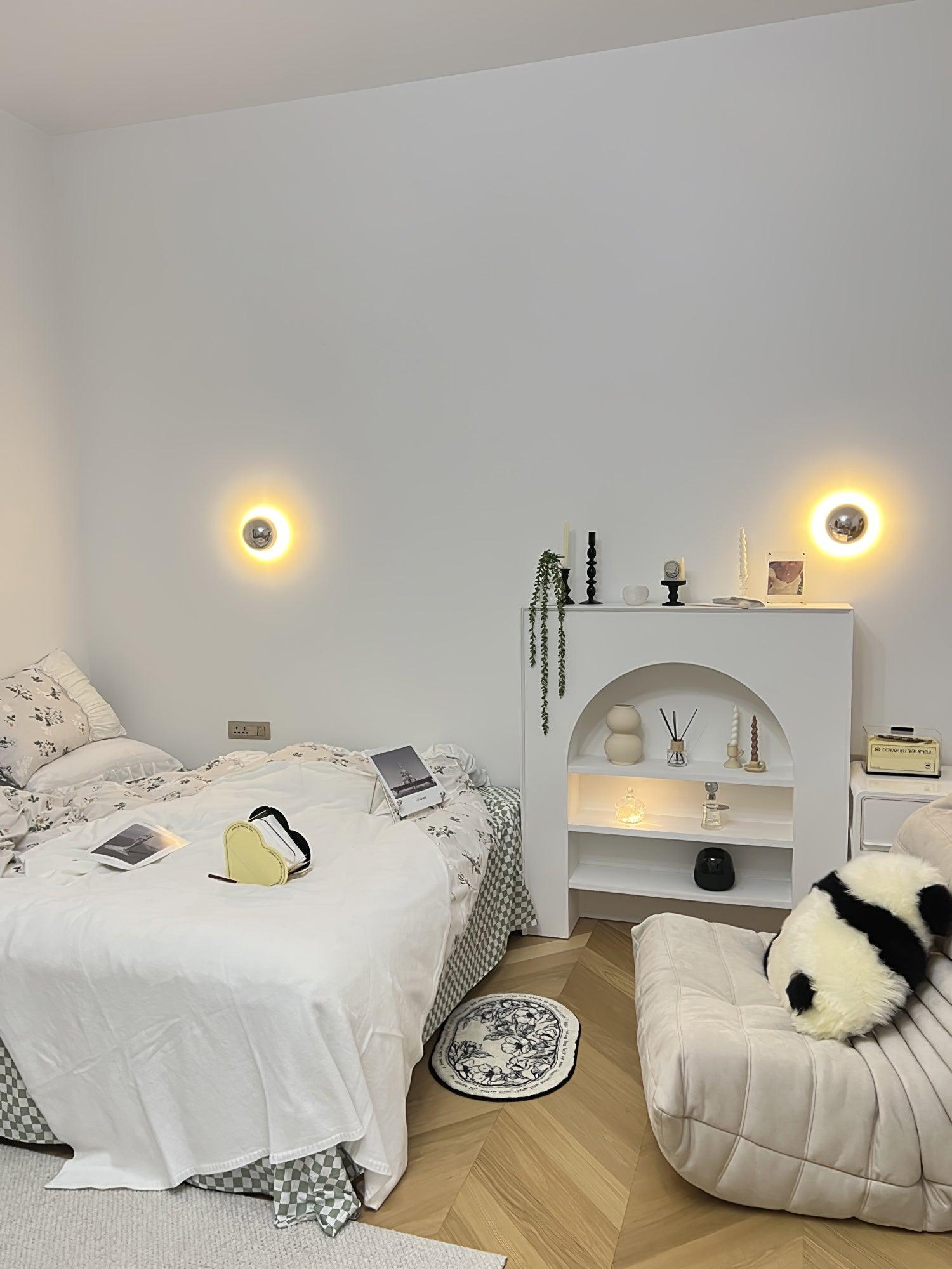 Louisa Modern Minimalist Sphere Sconce Wall Lamp - Letslighting