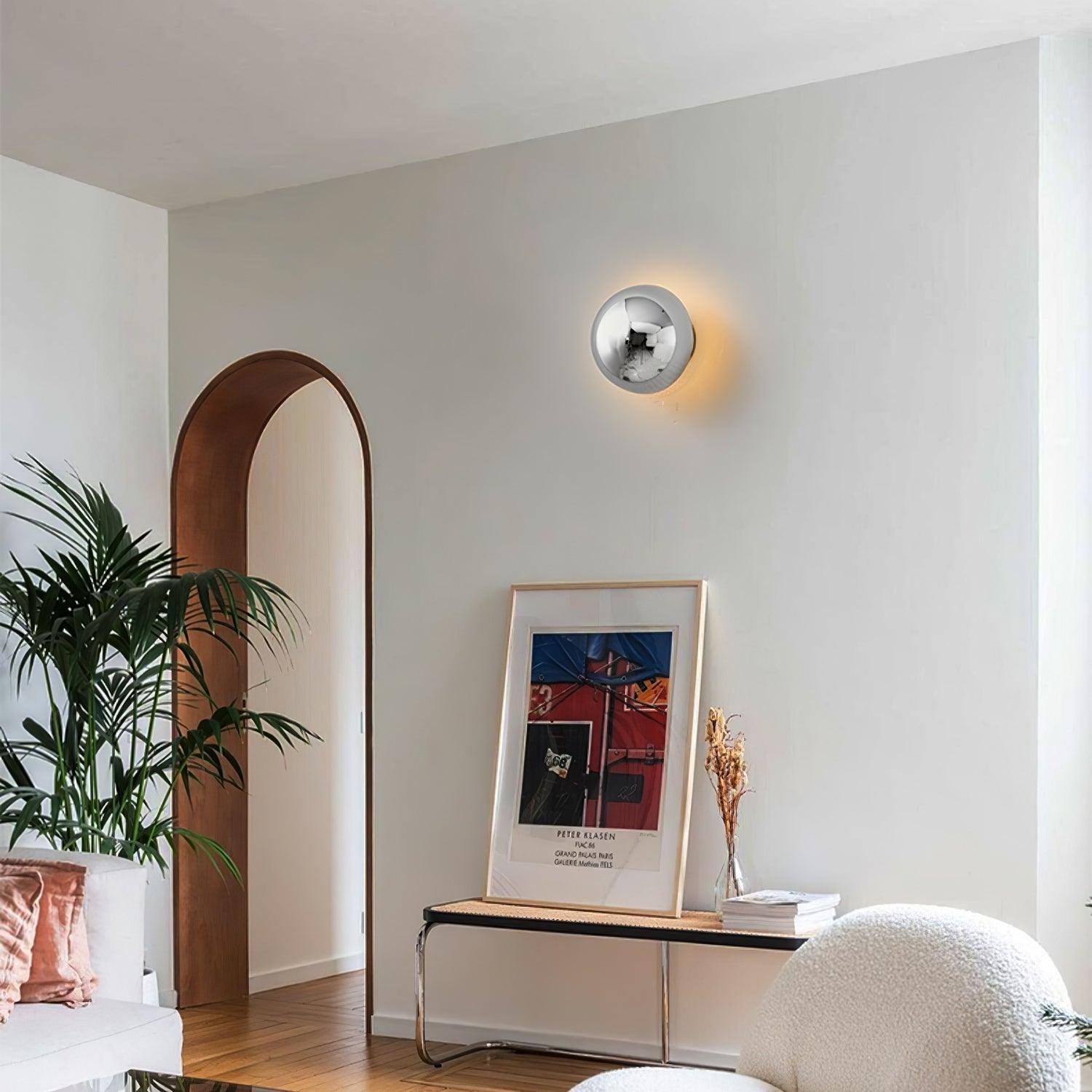 Louisa Modern Minimalist Sphere Sconce Wall Lamp - Letslighting
