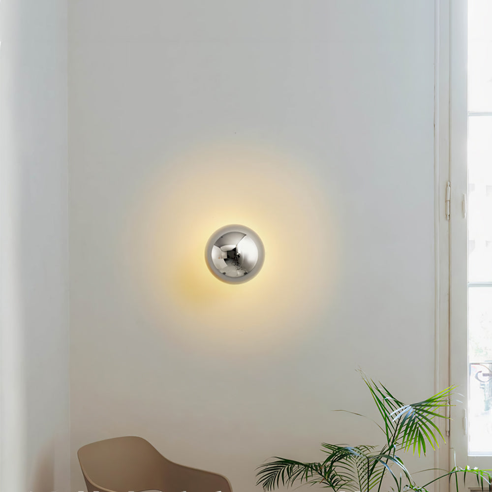 Louisa Modern Minimalist Sphere Sconce Wall Lamp - Letslighting