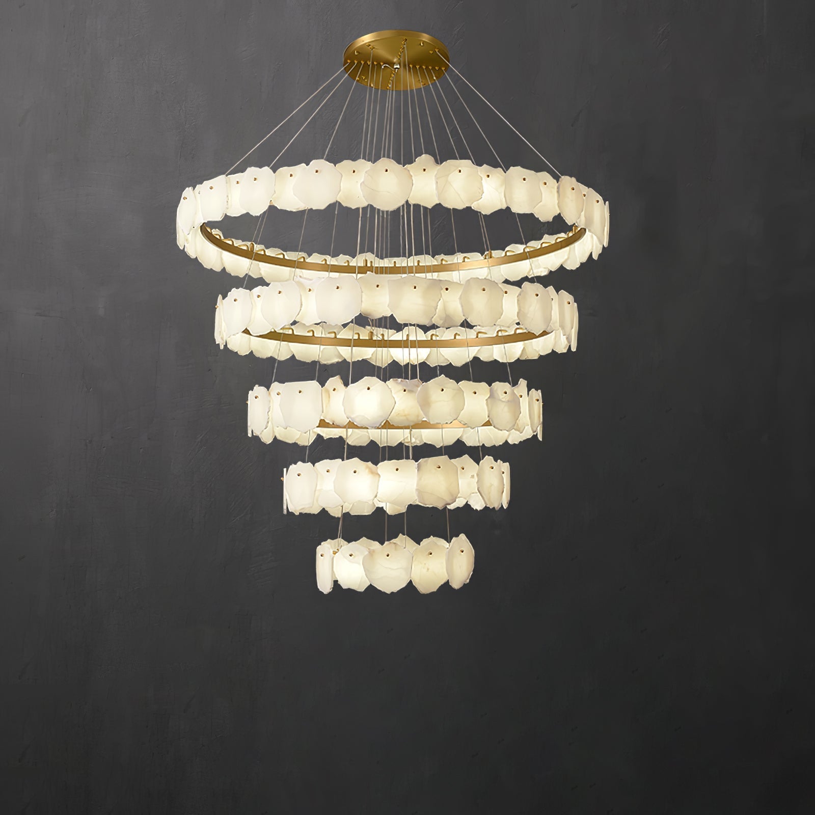 Selene Luxury Alabaster Chandelier