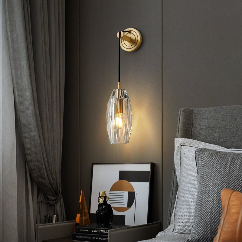 Zodorila Modern Minimalist Series Crystal Wall Lamp - Letslighting