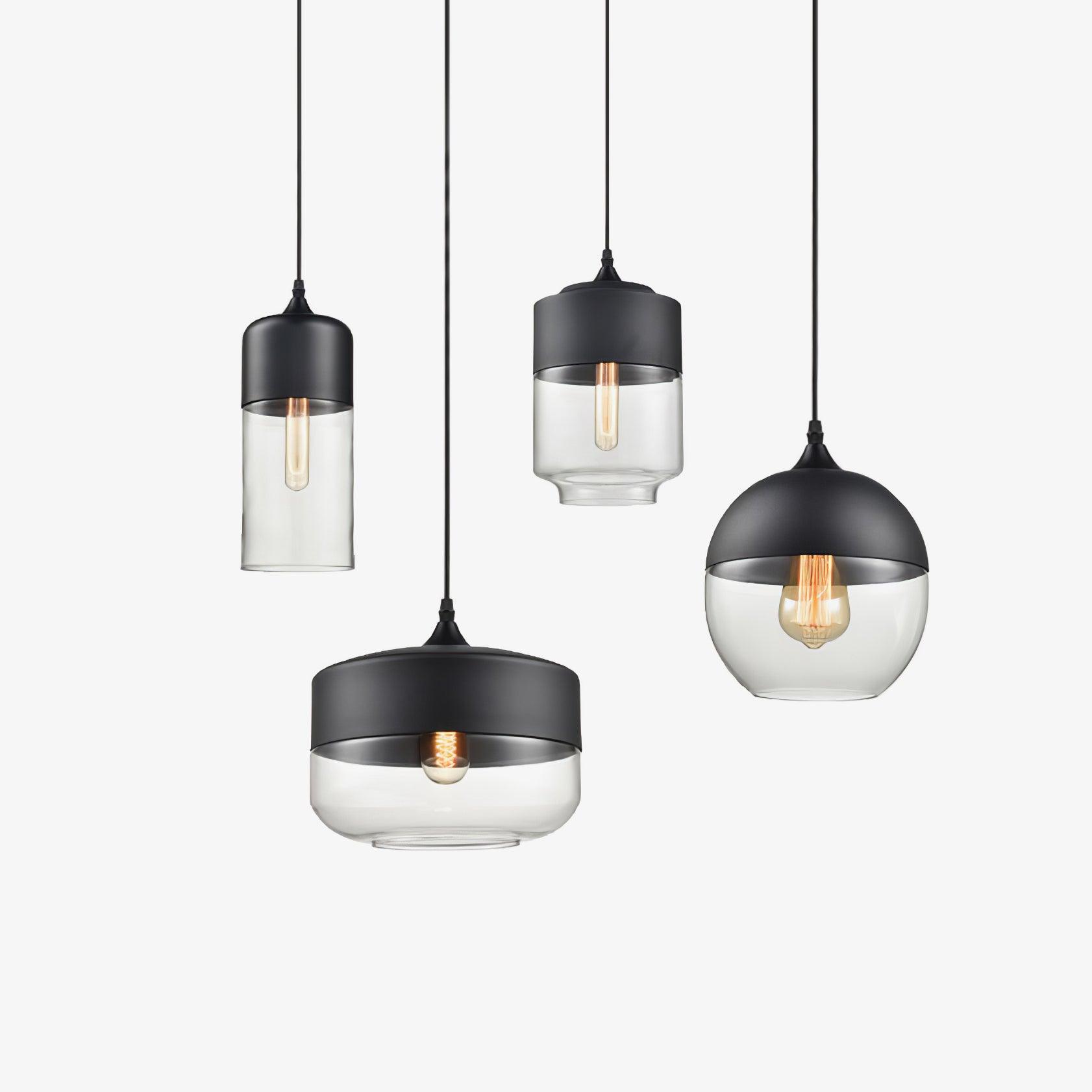 Aura Industrial Glass Pendant Lamp - Letslighting