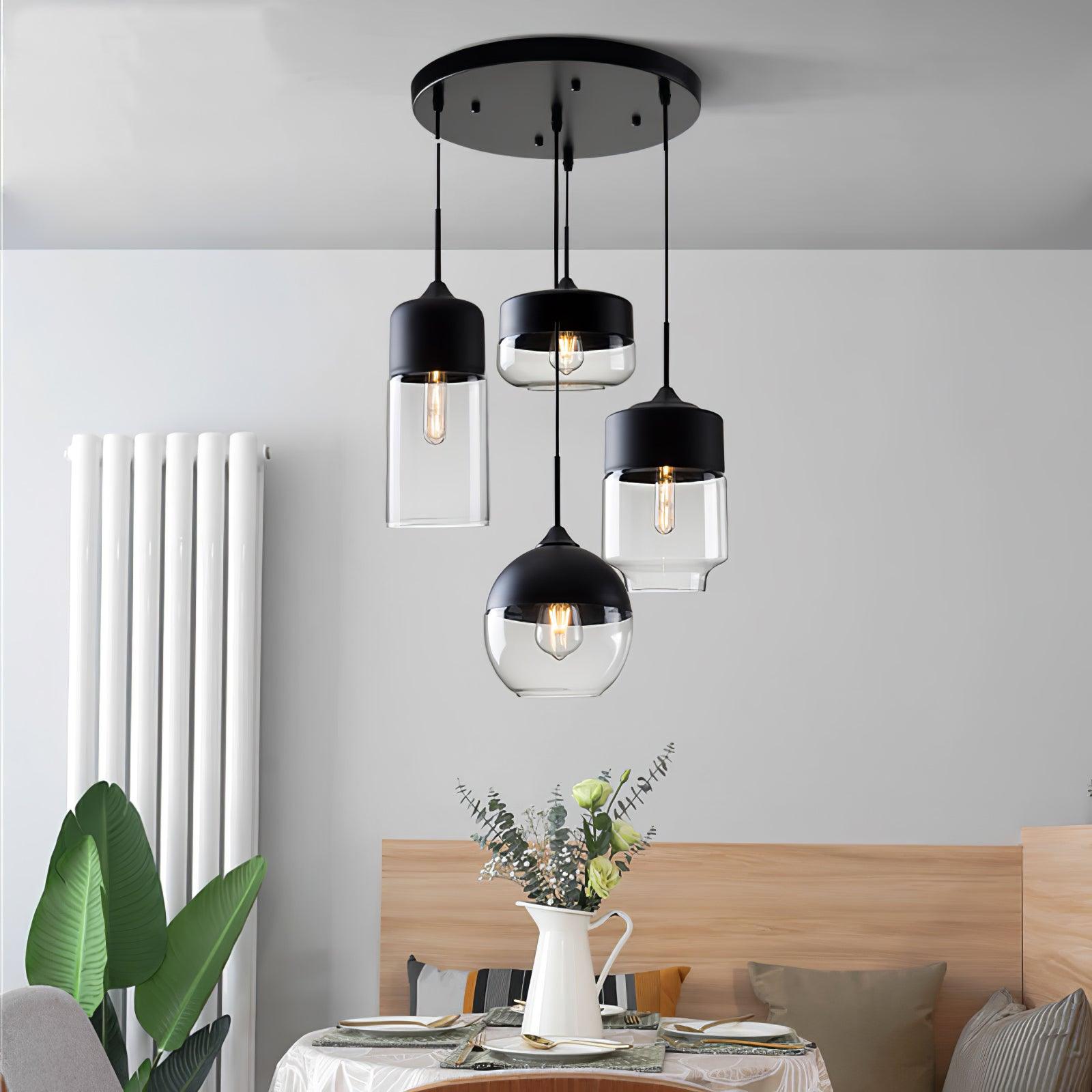 Aura Industrial Glass Pendant Lamp - Letslighting