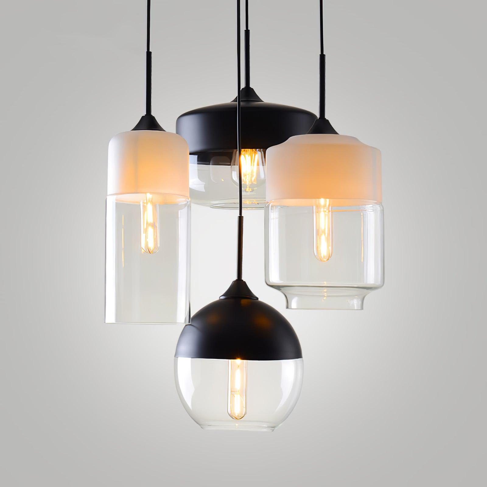 Aura Industrial Glass Pendant Lamp - Letslighting