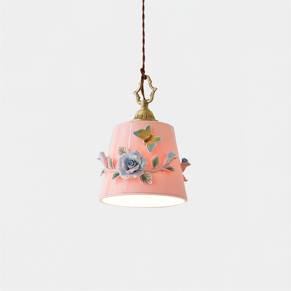 Eden Pendant Lamp Floral Butterfly Delight - Letslighting