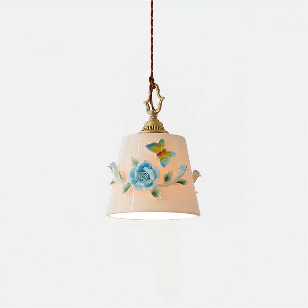 Eden Pendant Lamp Floral Butterfly Delight - Letslighting