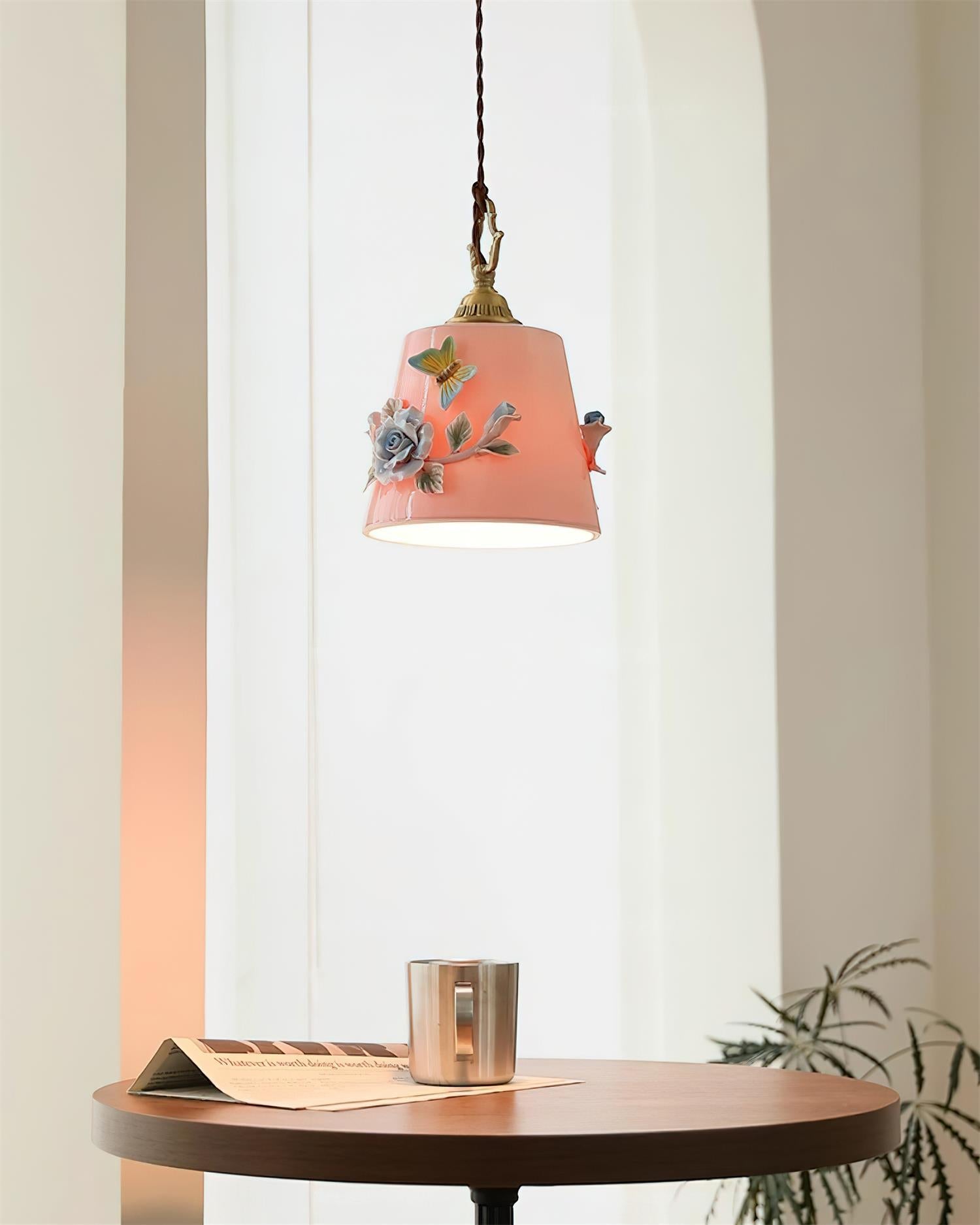 Eden Pendant Lamp Floral Butterfly Delight - Letslighting