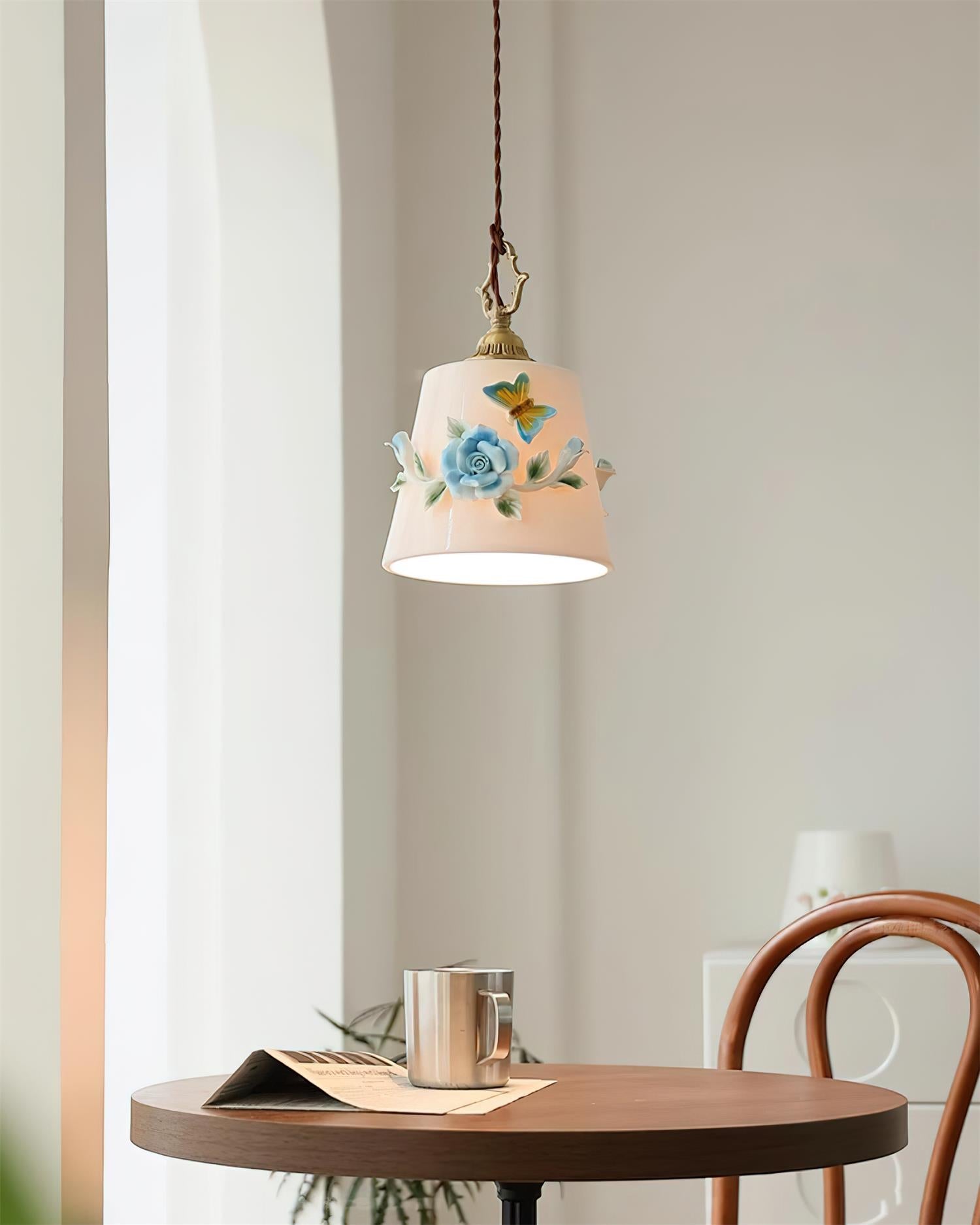 Eden Pendant Lamp Floral Butterfly Delight - Letslighting