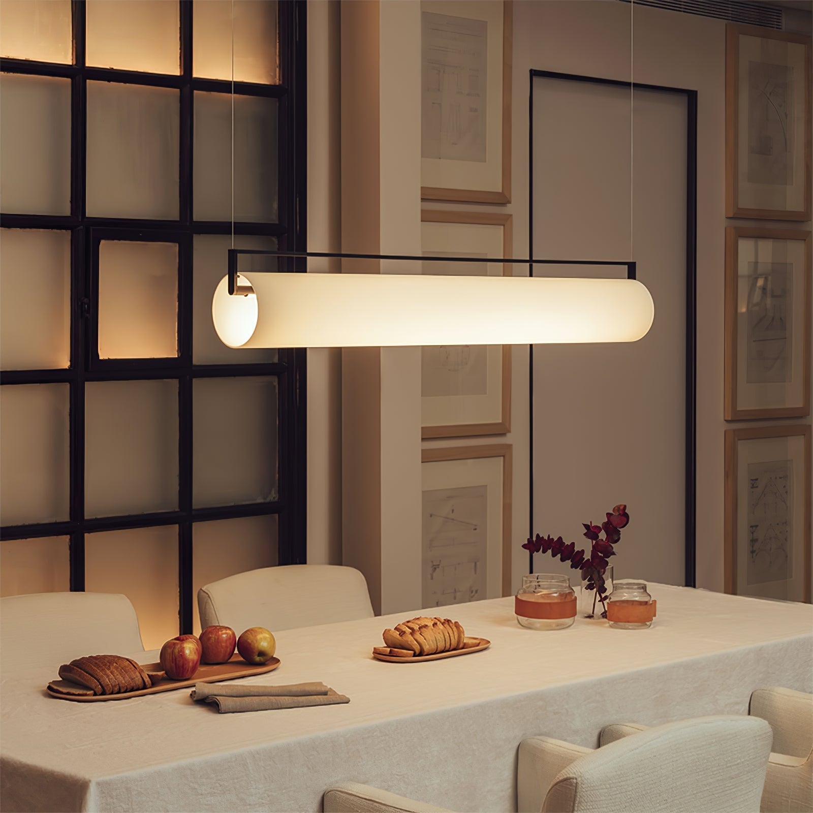 Edge Modern Acrylic Pendant Light