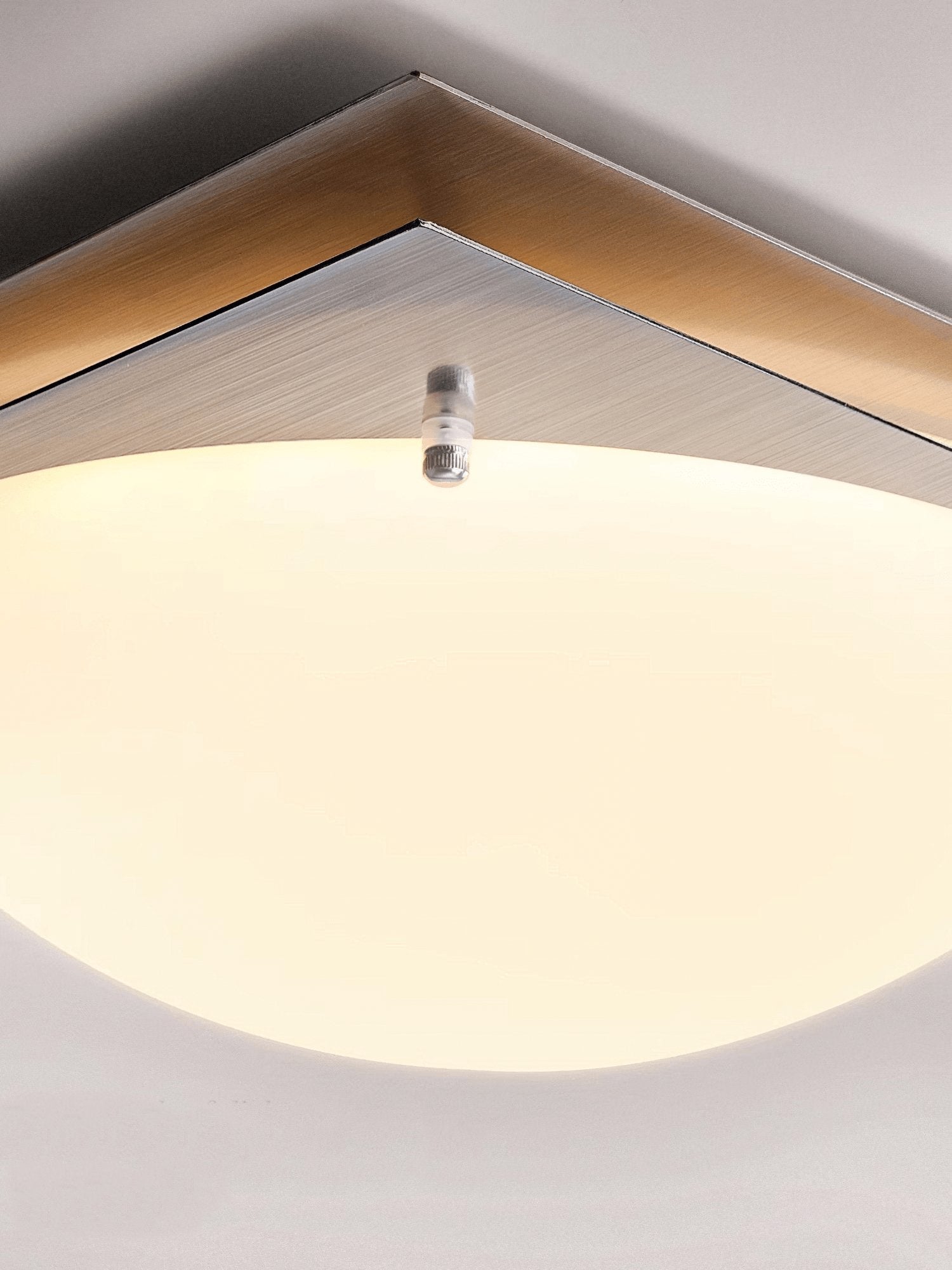 Astrain Glass & steel Ceiling Lamp - Letslighting